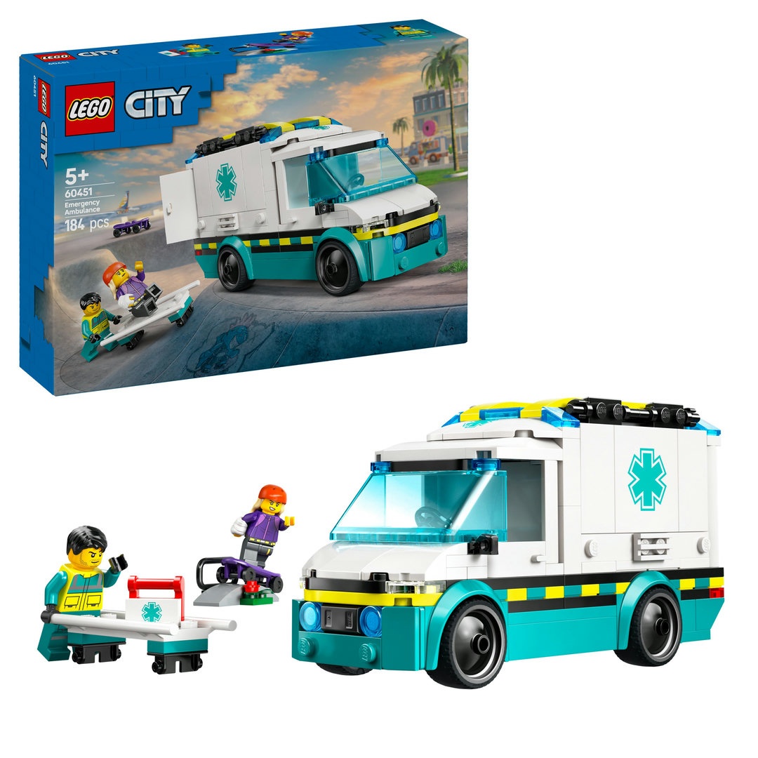 LEGO, City, 60451, Rettungswagen LEGO City 60451 Rettungswagen