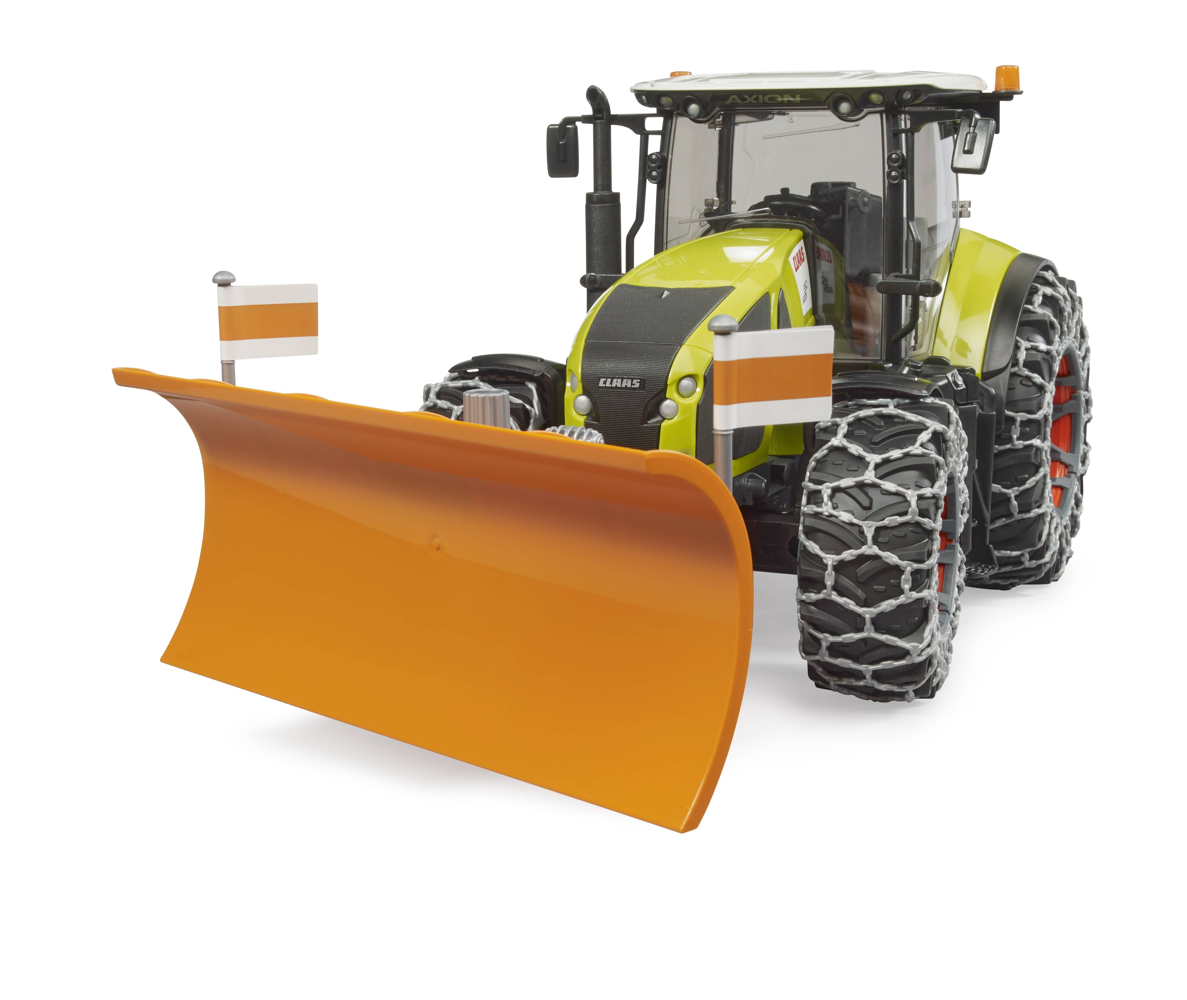 BRUDER 03018 - Claas Axion 950 mit Schneeketten und Räumschild - Bild 3 BRUDER 03018 - Claas Axion 950 mit Schneeketten und Räumschild - Bild 3