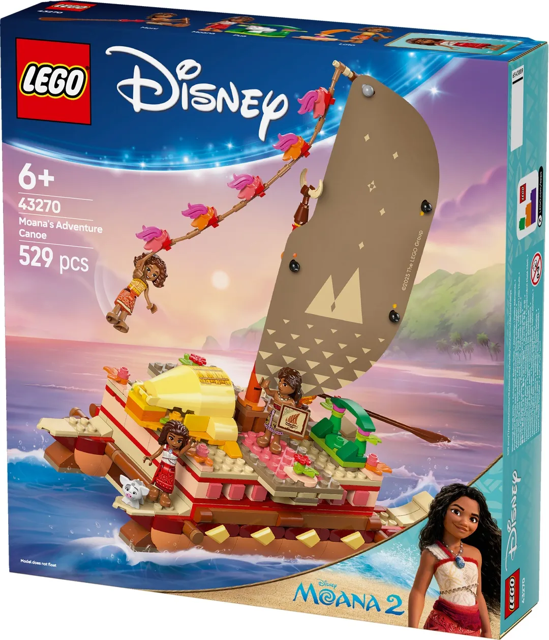 LEGO® Disney Prinzessin 43270 Vaianas Abenteuerfloß
