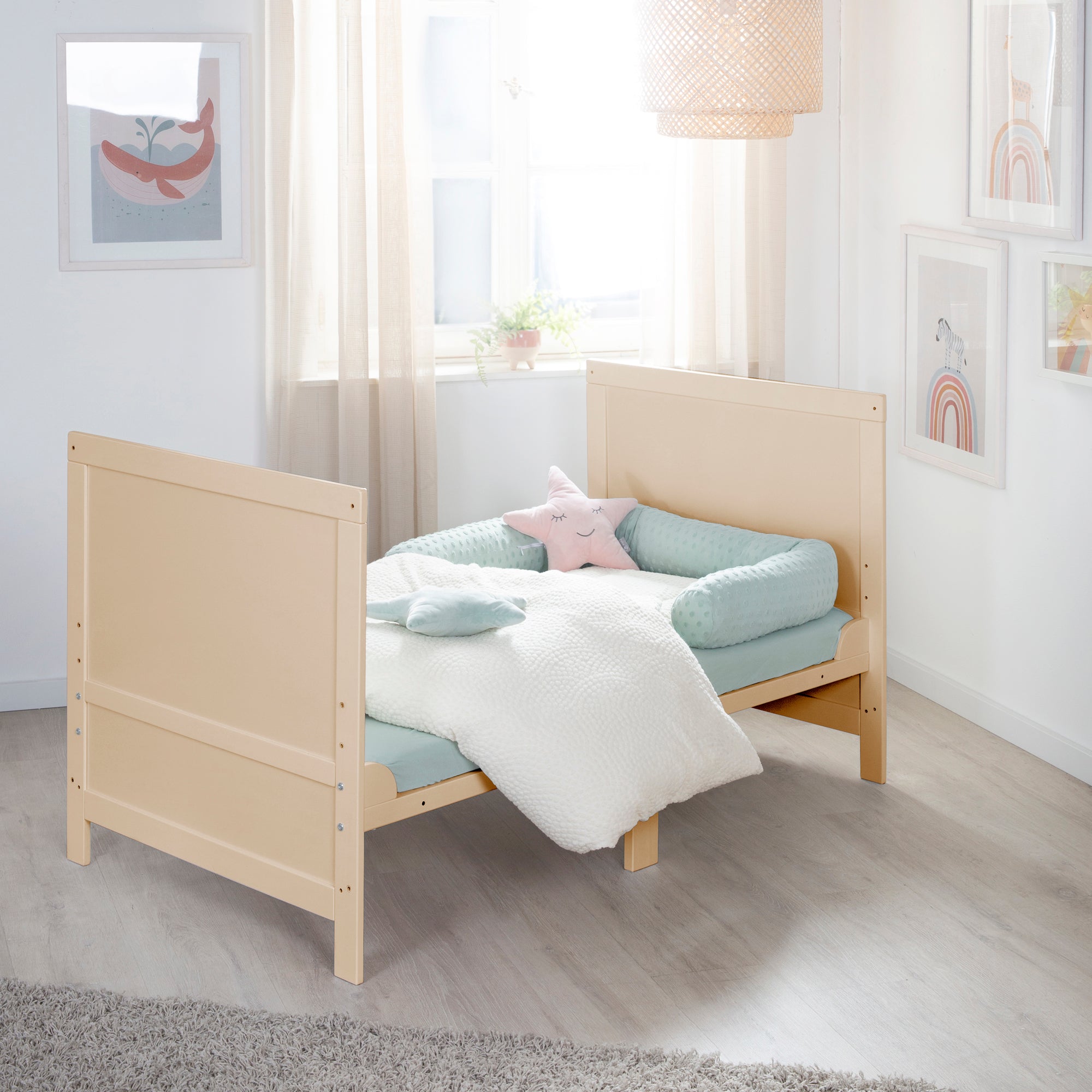 Roba 0194NAM Kombi-Kinderbett 70x140 cm + Matratze natur lackiert – Komplettbettsets & Einzelbetten - Bild 11 Roba 0194NAM Kombi-Kinderbett 70x140 cm + Matratze natur lackiert – Komplettbettsets & Einzelbetten - Produktbild 11