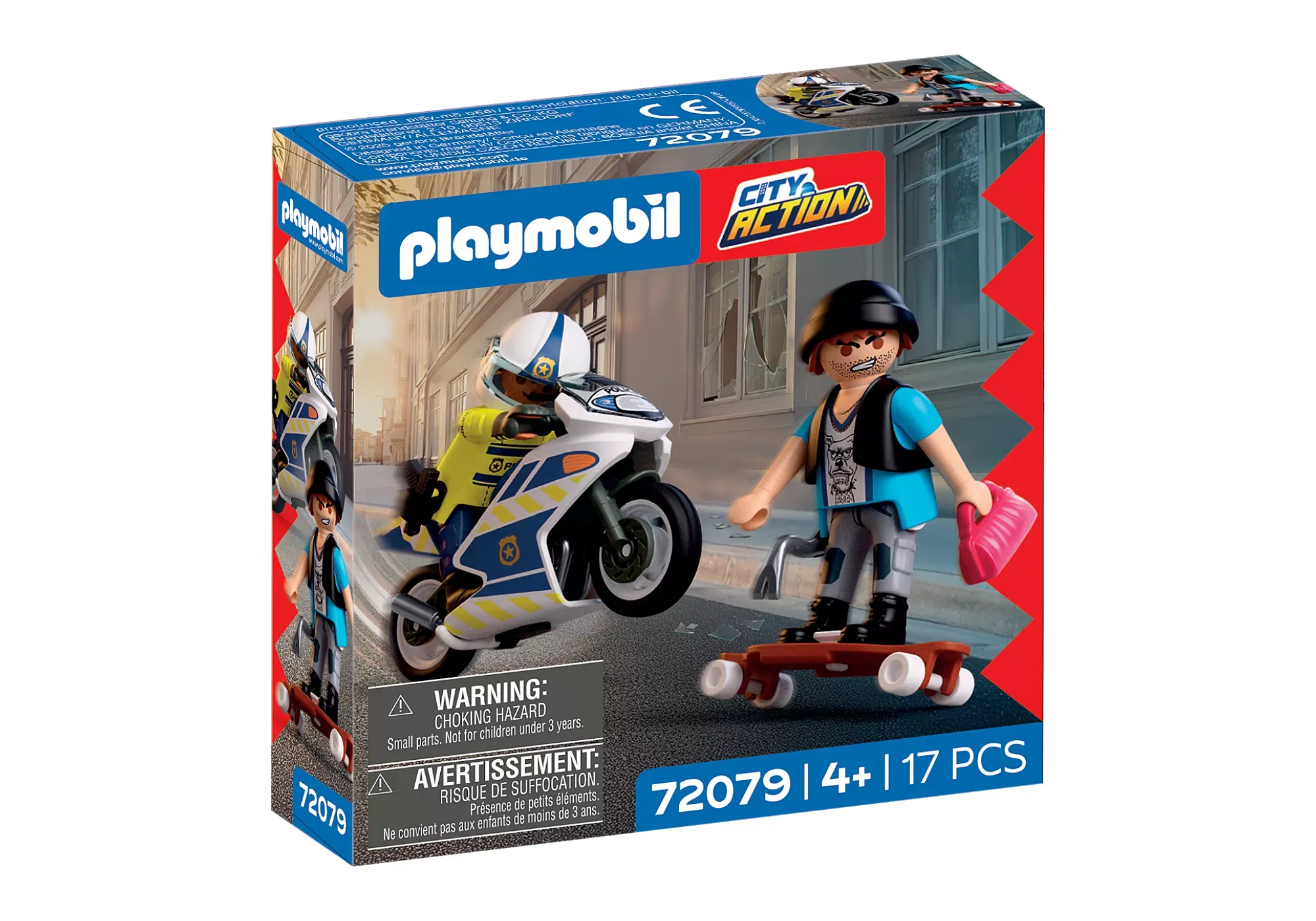 PLAYMOBIL® 72079 Verfolgungsjagd mit Motorrad PLAYMOBIL® 72079 Verfolgungsjagd mit Motorrad