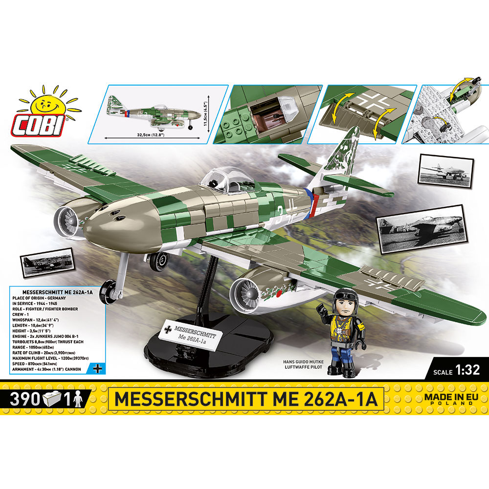 COBI 5721 - Messerschmitt ME 262A 1A SCALE 1:32 - Bild 4 COBI 5721 - Messerschmitt ME 262A 1A SCALE 1:32 - Bild 4