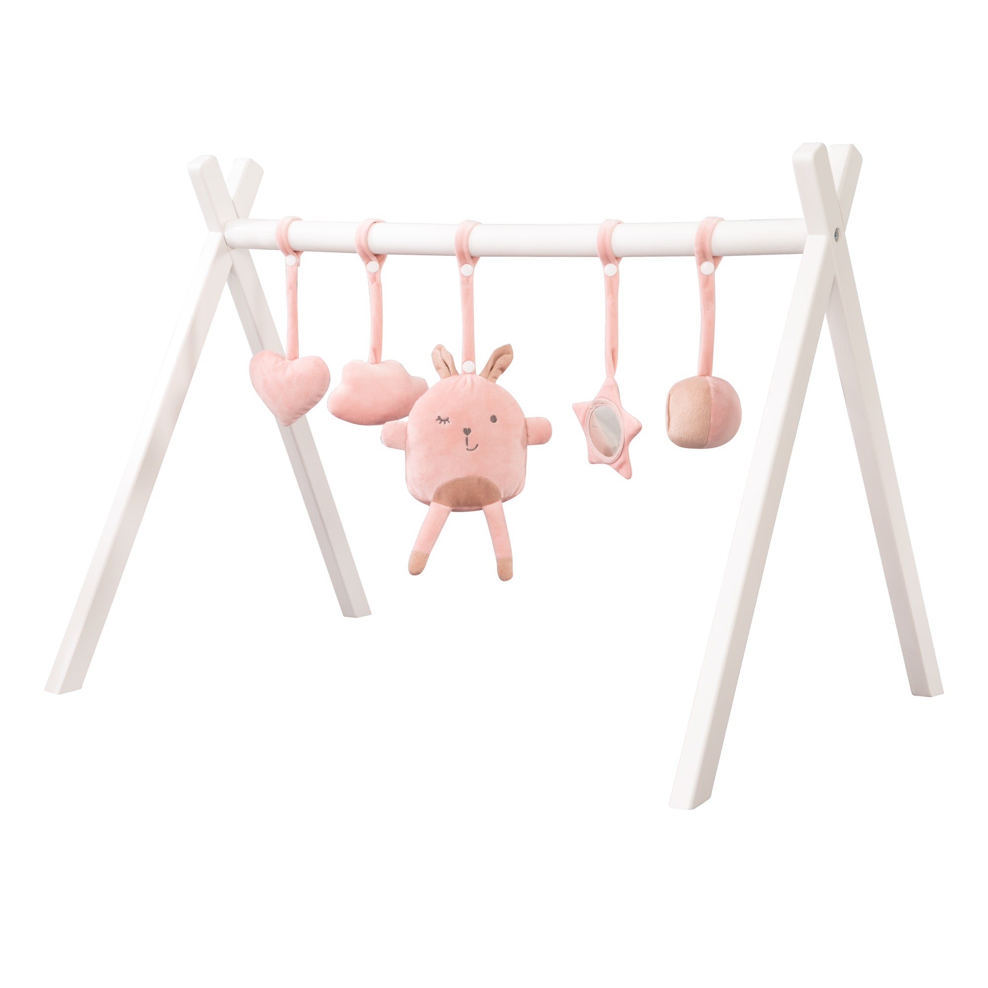 Roba 440100WEV229 Spieltrapez + Anhängerset rosa weiß – Motorik & Lernen - Bild 1 Roba 440100WEV229 Spieltrapez + Anhängerset rosa weiß – Motorik & Lernen - weiß - Motorik & Lernen - Produktbild 1