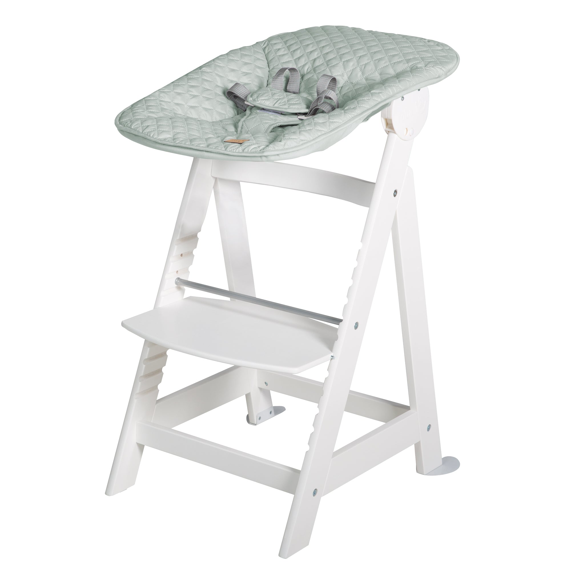 Roba 75063WEV241 Treppenhochstuhl, Set 2in1 Frosty green weiß - Produktbild 9