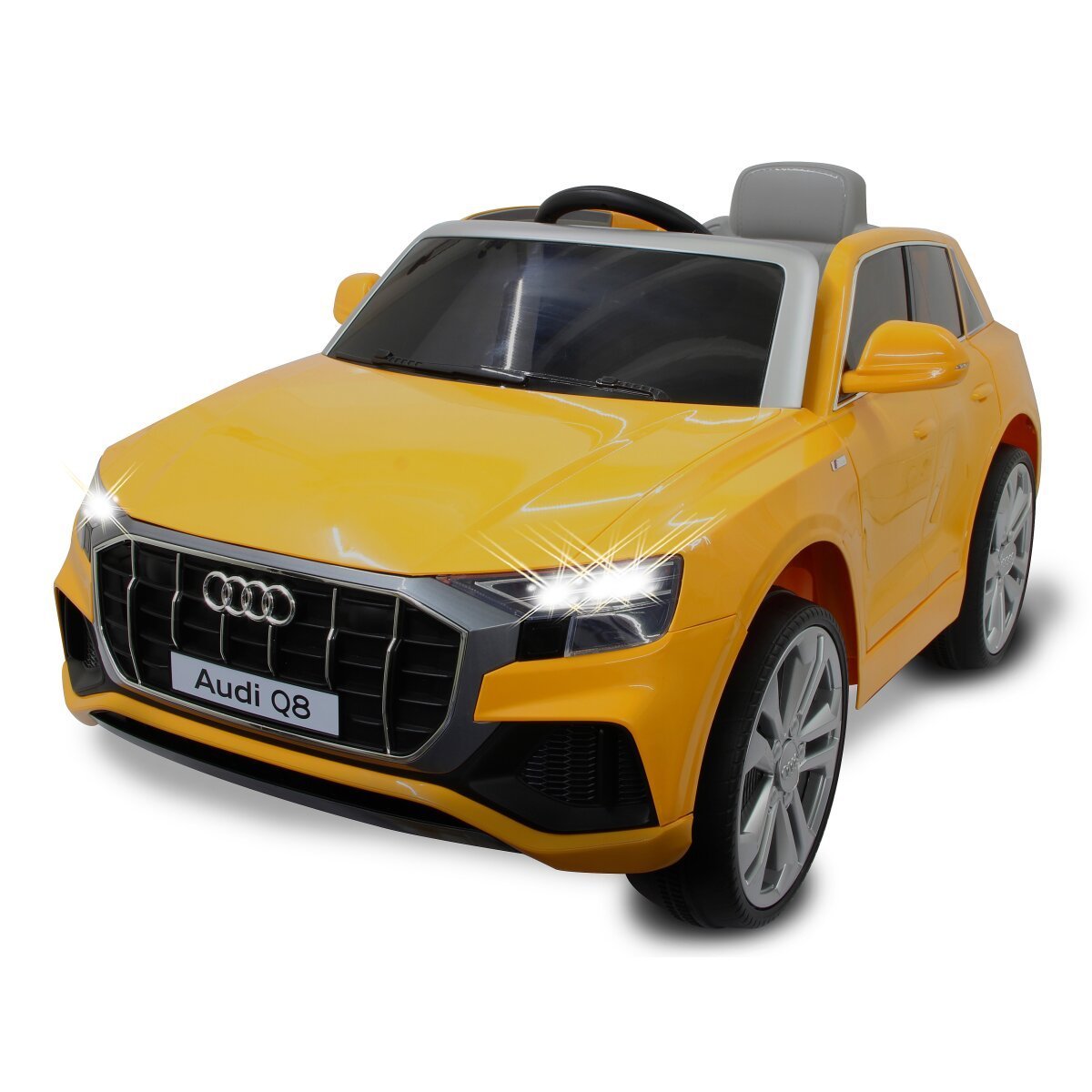 JAMARA Ride-on Audi Q8 gelb 12V ab 3 Jahren