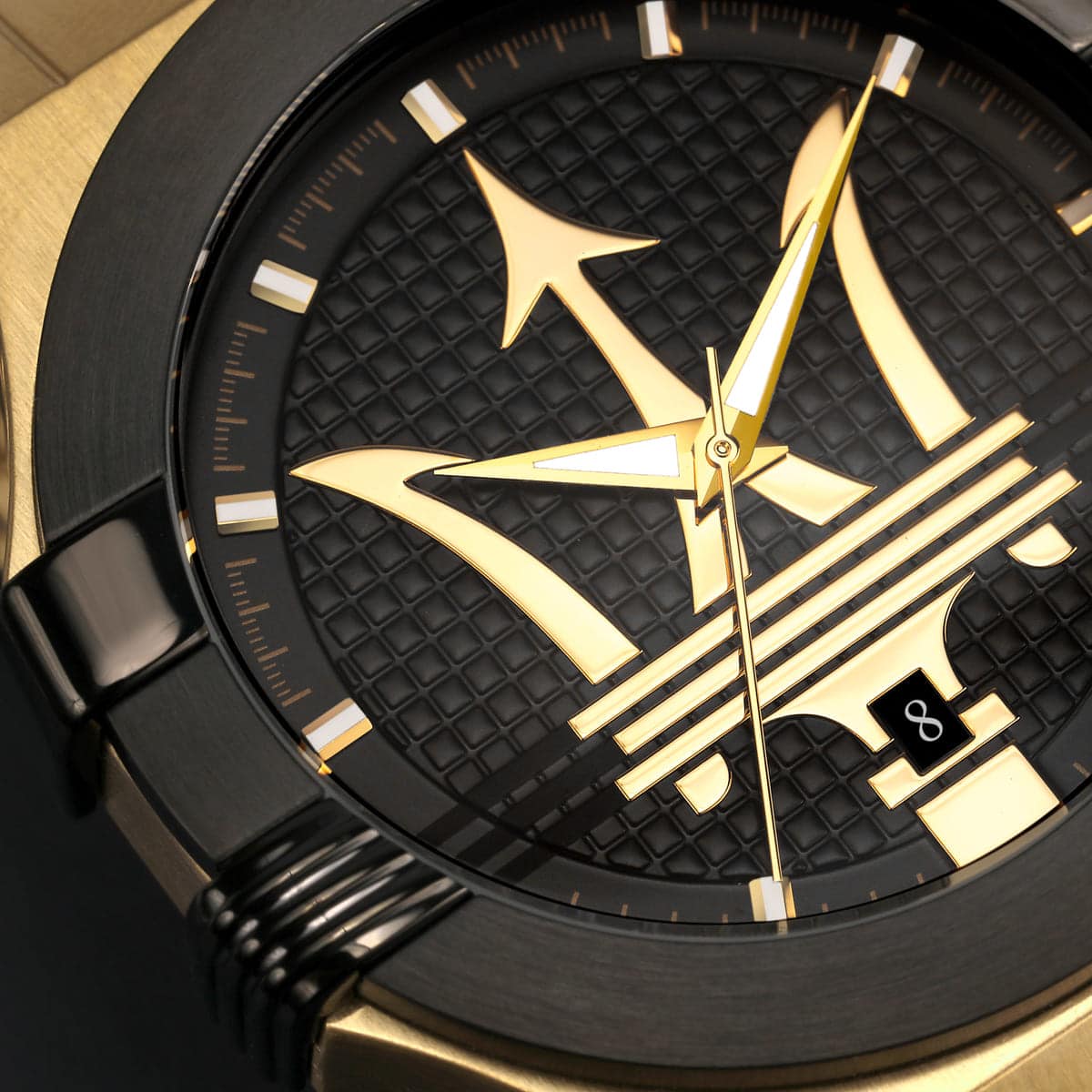 Maserati Potenza Herrenuhr Quarz 42mm Gold