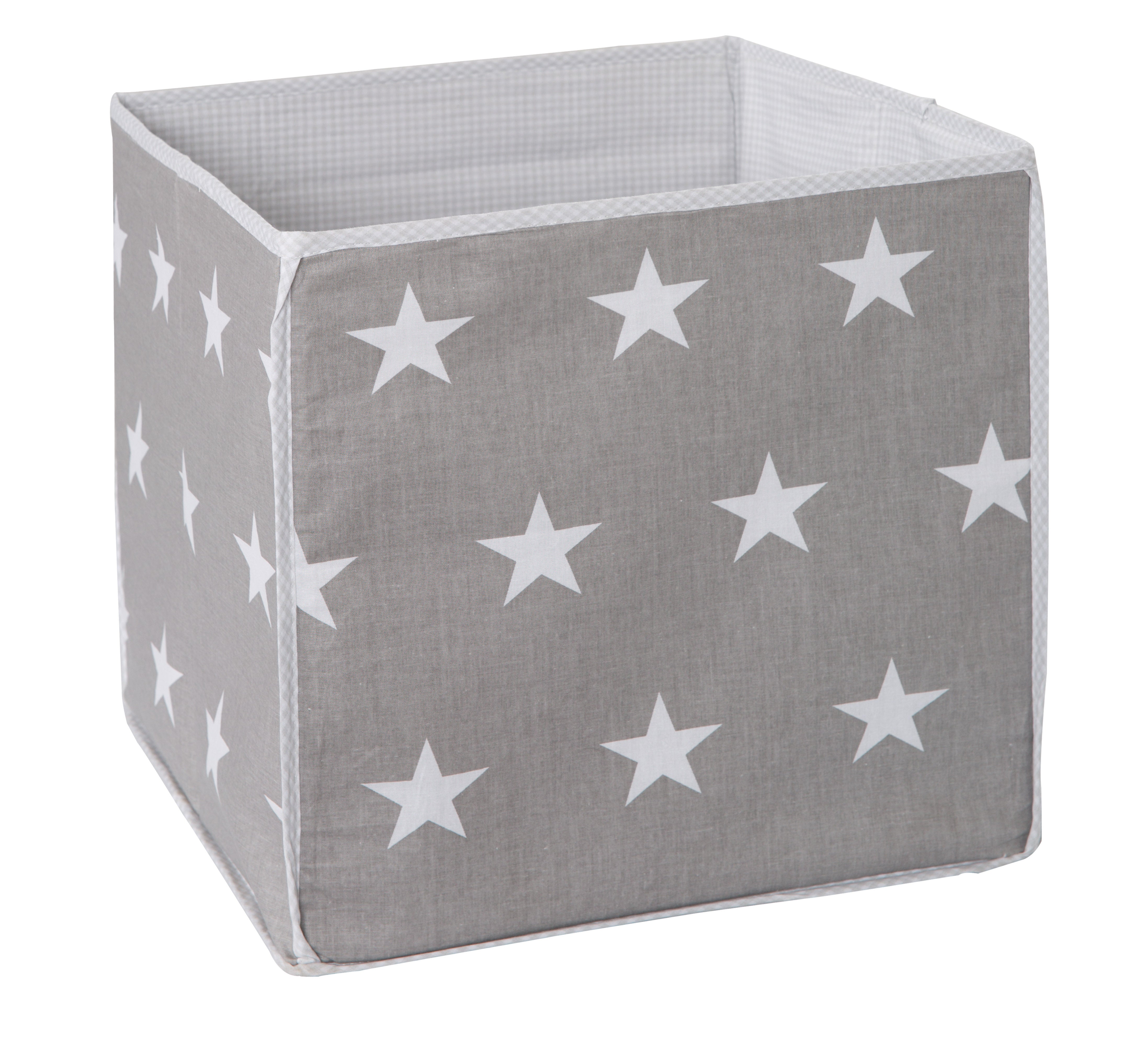 Roba 139100DGV190 Aufbewahrungsbox Little Stars dunkelgrau – Canvasboxen - Bild 2 Roba 139100DGV190 Aufbewahrungsbox Little Stars dunkelgrau – Canvasboxen - Produktbild 2