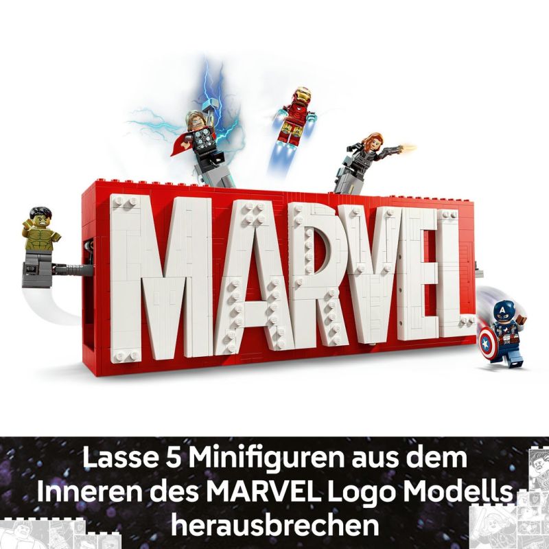 LEGO® MARVEL Super Heroes™ 76313 MARVEL Logo & Minifiguren