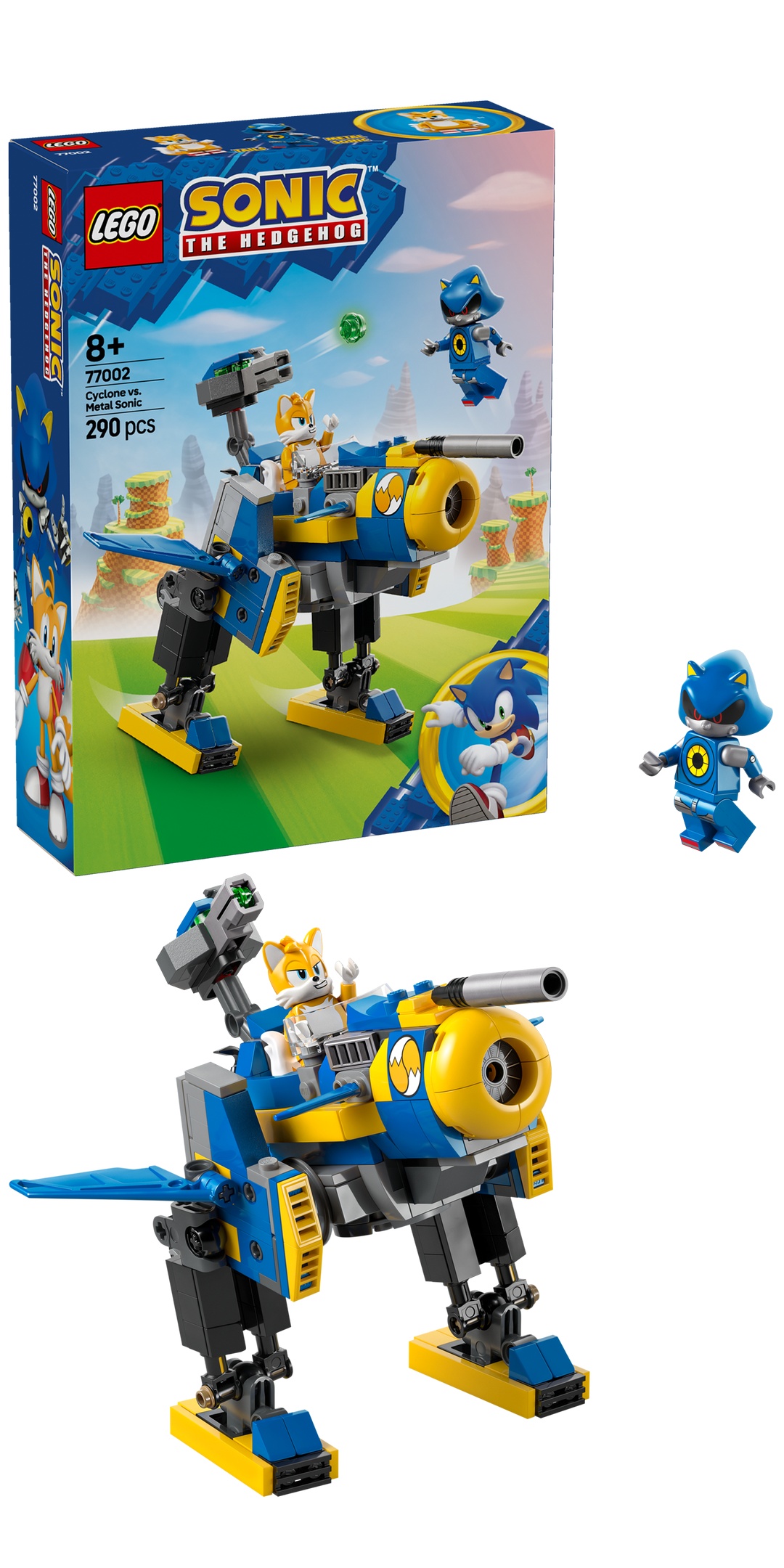 LEGO® Sonic the Hedgehog™ 77002 Cyclone vs. Metal Sonic LEGO® Sonic the Hedgehog™ 77002 Cyclone vs. Metal Sonic