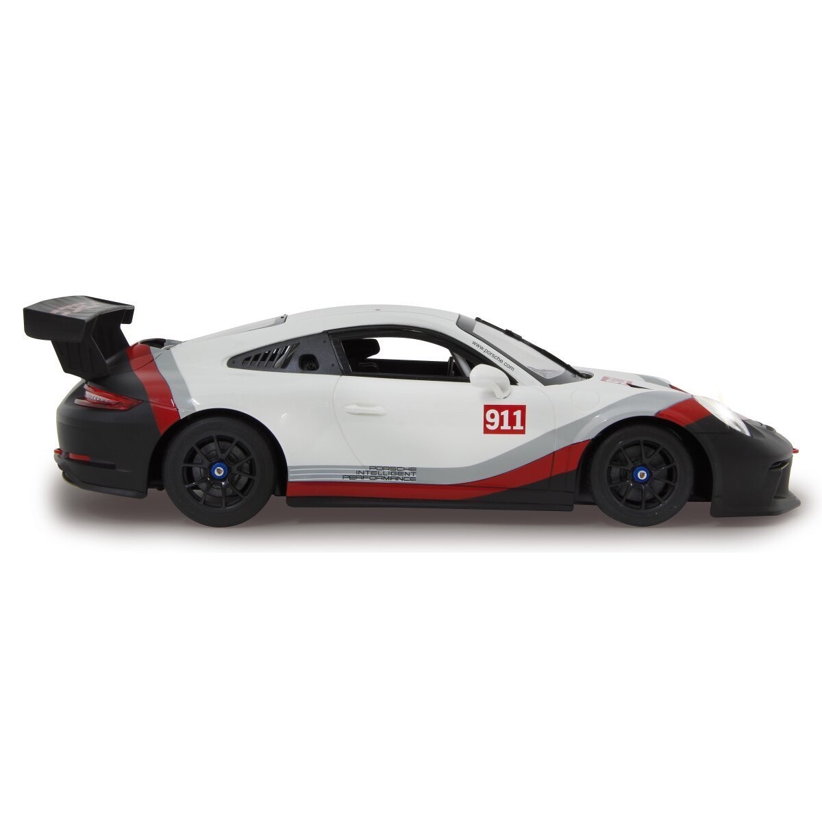 JAMARA Porsche 911 GT3 Cup 1:14 weiss 2,4GHz ab 6 Jahren JAMARA Porsche 911 GT3 Cup 1:14 weiss 2,4GHz ab 6 Jahren