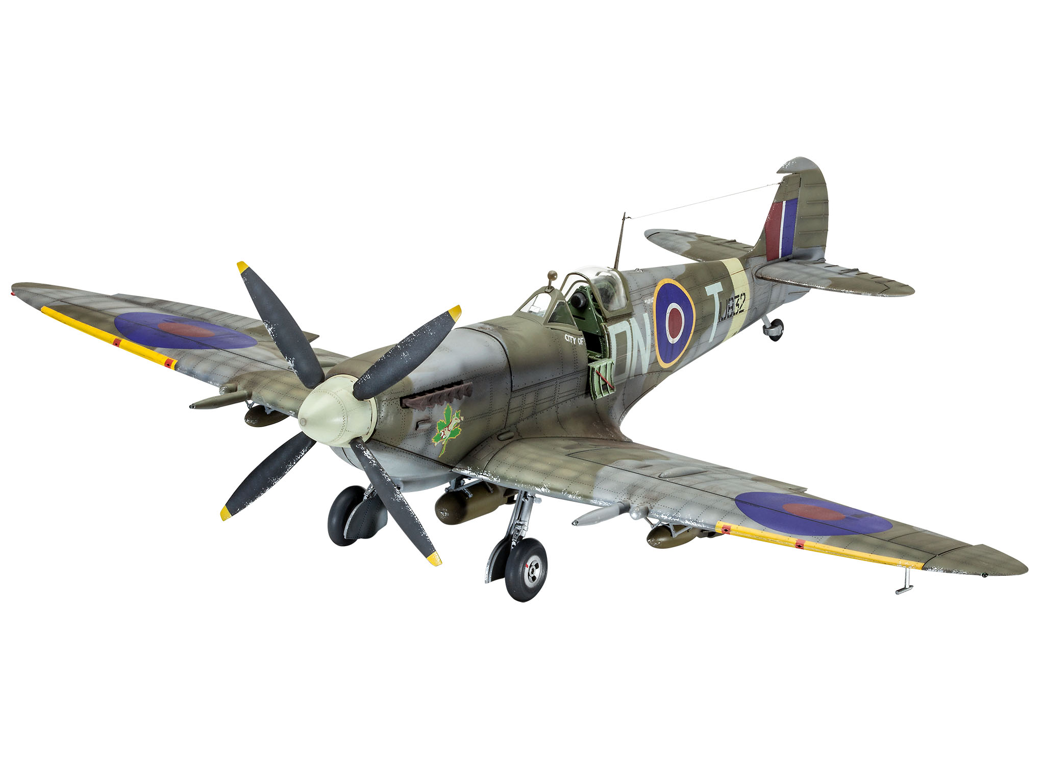 Revell 03927 Supermarine Spitfire Mk.IXC Modellbausatz Flugzeug, Fahrzeug, Kampfflugzeug, Bomber