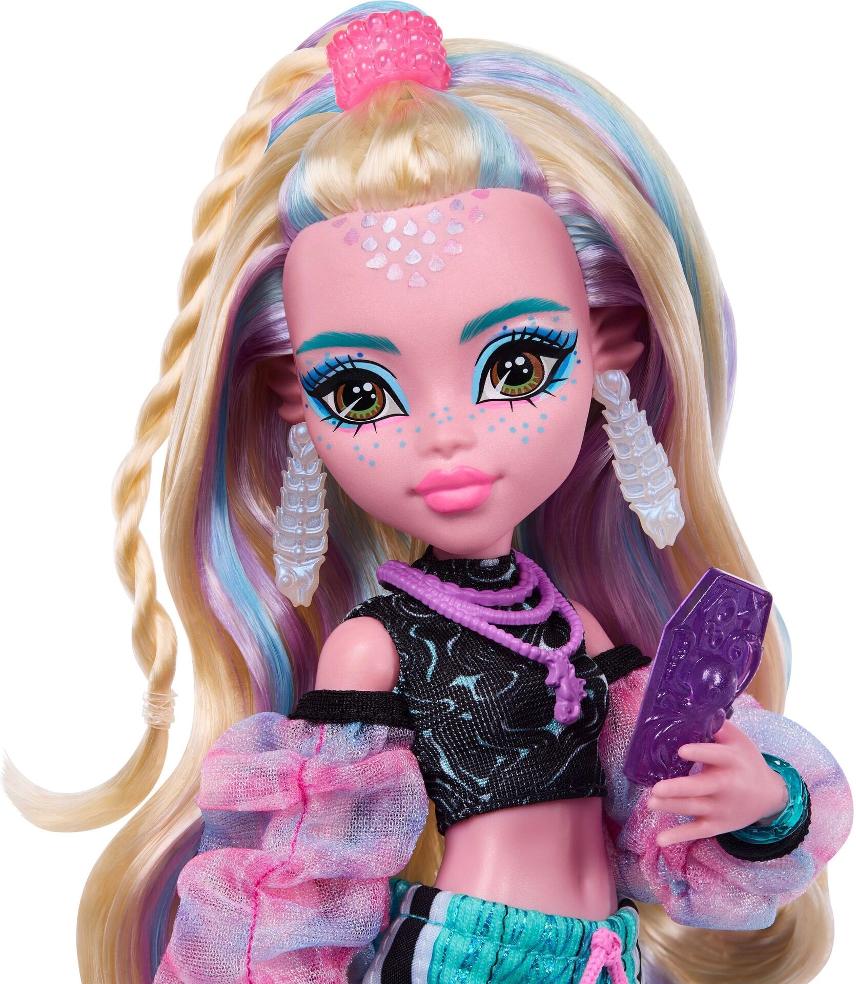 Puppe - Mattel - Monster High Lagoona Puppe - Modell MATTEL JHK33 Produktbild fuer Online-Shop