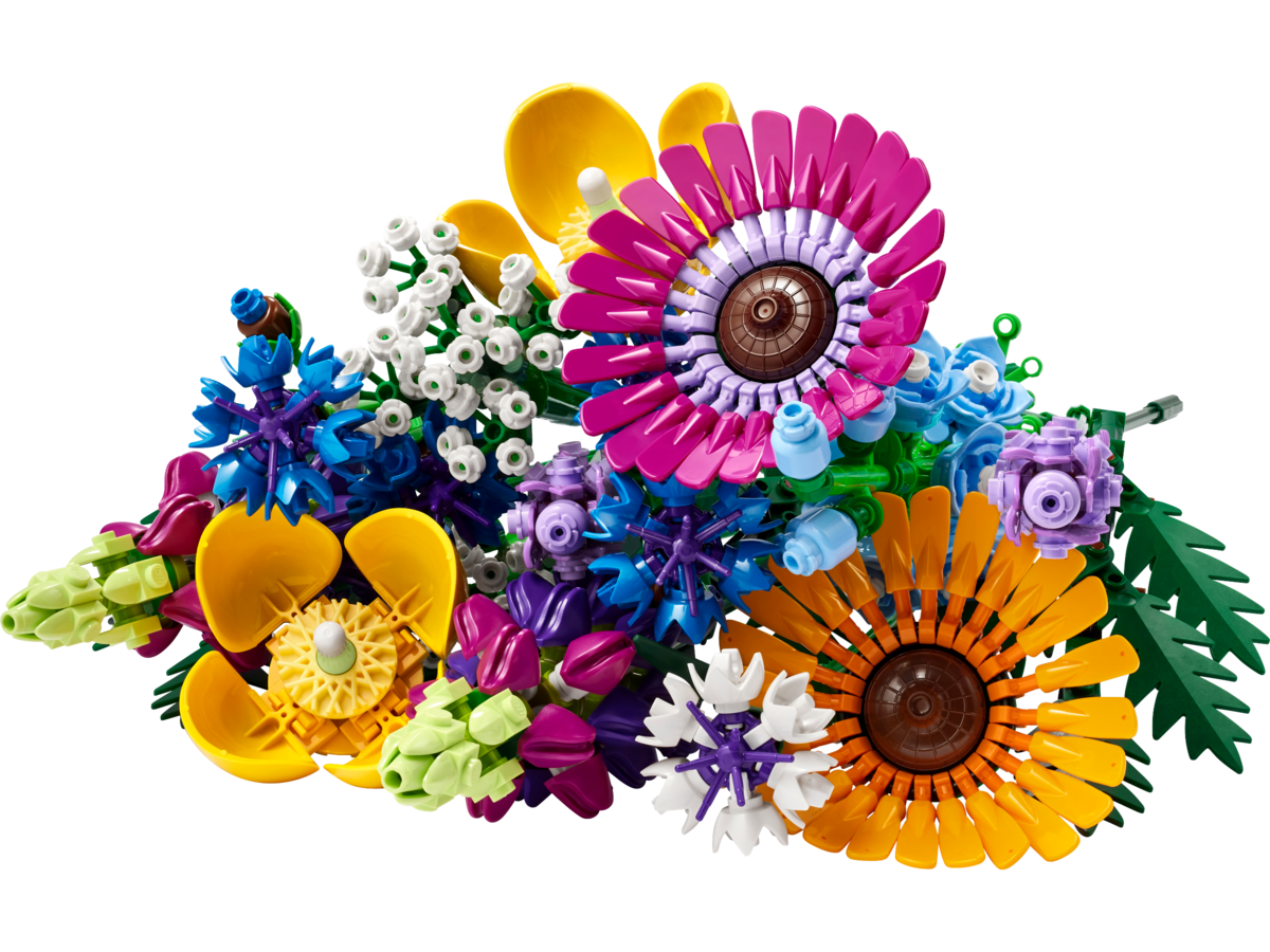 LEGO® Icons Wildblumenstrauß 10313 Blume, Blumen-Arrangement, Blumenstrauß, Grafiken, Florales Design