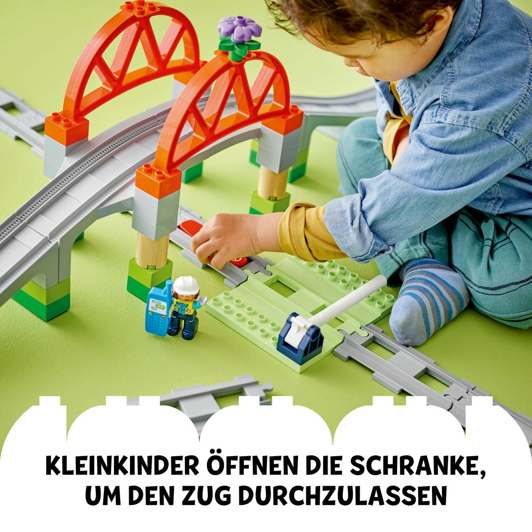 LEGO® DUPLO® Eisenbahnbrücke und Schienen - Erweiterungsset 10426 LEGO® DUPLO® Eisenbahnbrücke und Schienen - Erweiterungsset 10426