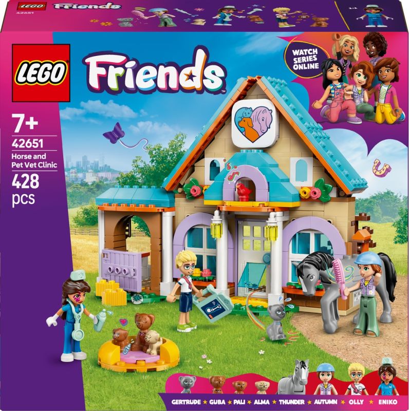 LEGO® Friends 42651 Tierarztpraxis für Pferde und LEGO® Friends 42651 Tierarztpraxis für Pferde und