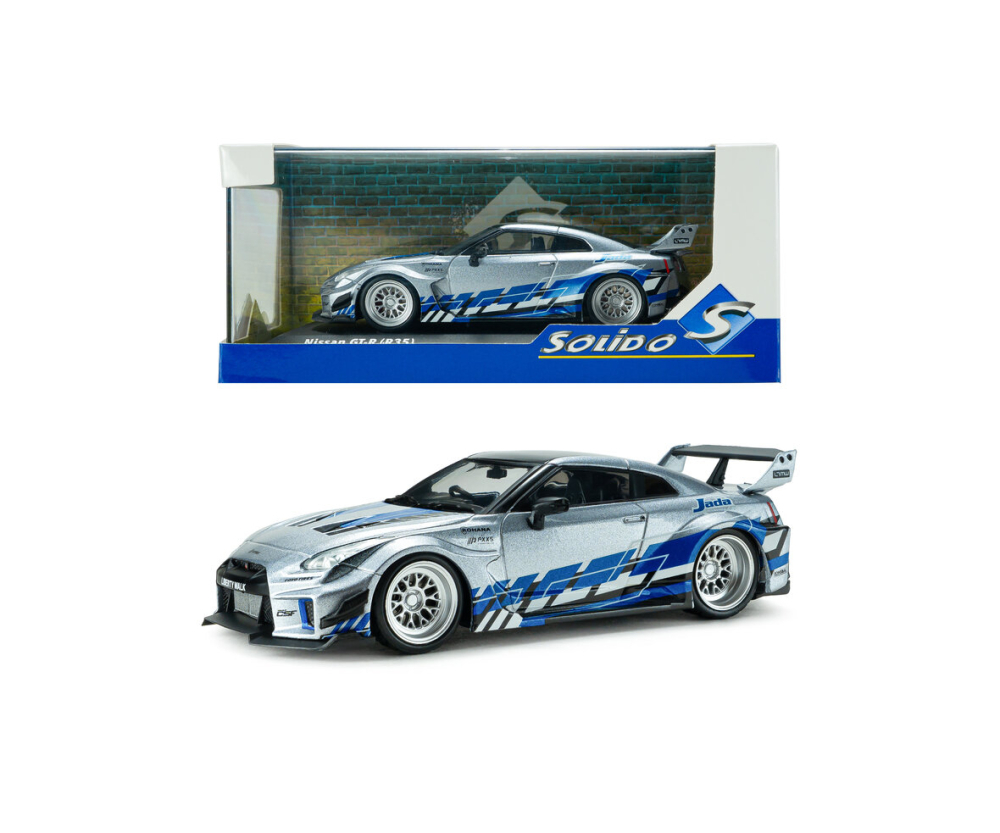 Solido 1:43 Nissan Skyline (R35) GT-R silber