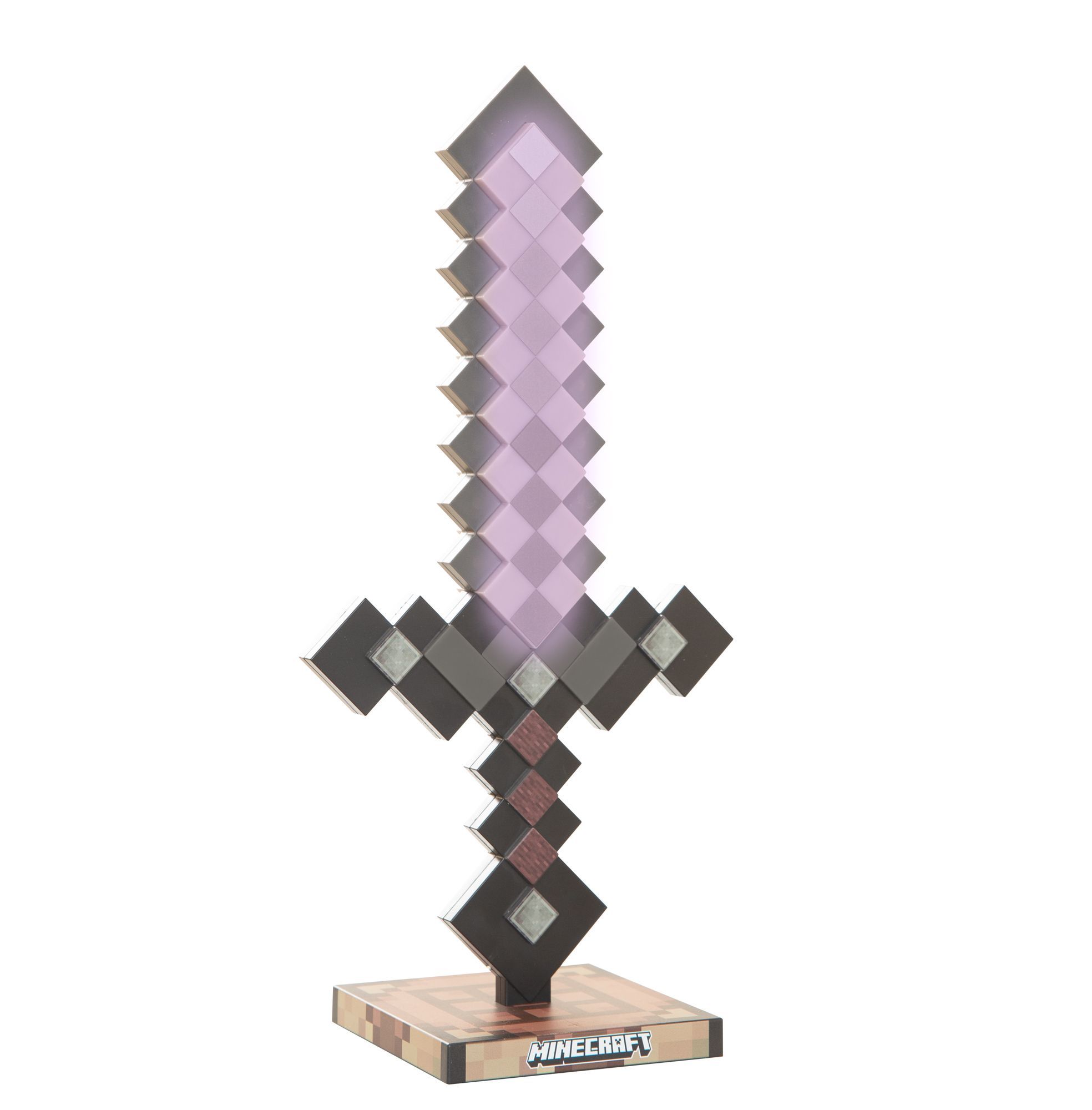 Roba 354133MC LED-Schwert 'Minecraft' Netherite - Tischlampe mit 9 Farben & Akku - Produktbild 5