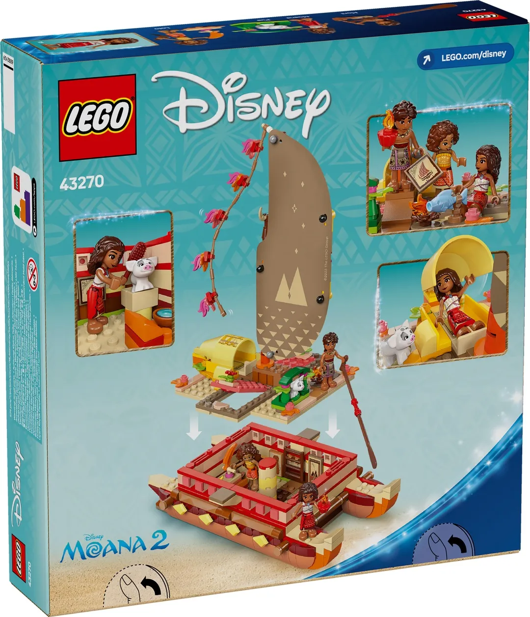 LEGO® Disney Prinzessin 43270 Vaianas Abenteuerfloß