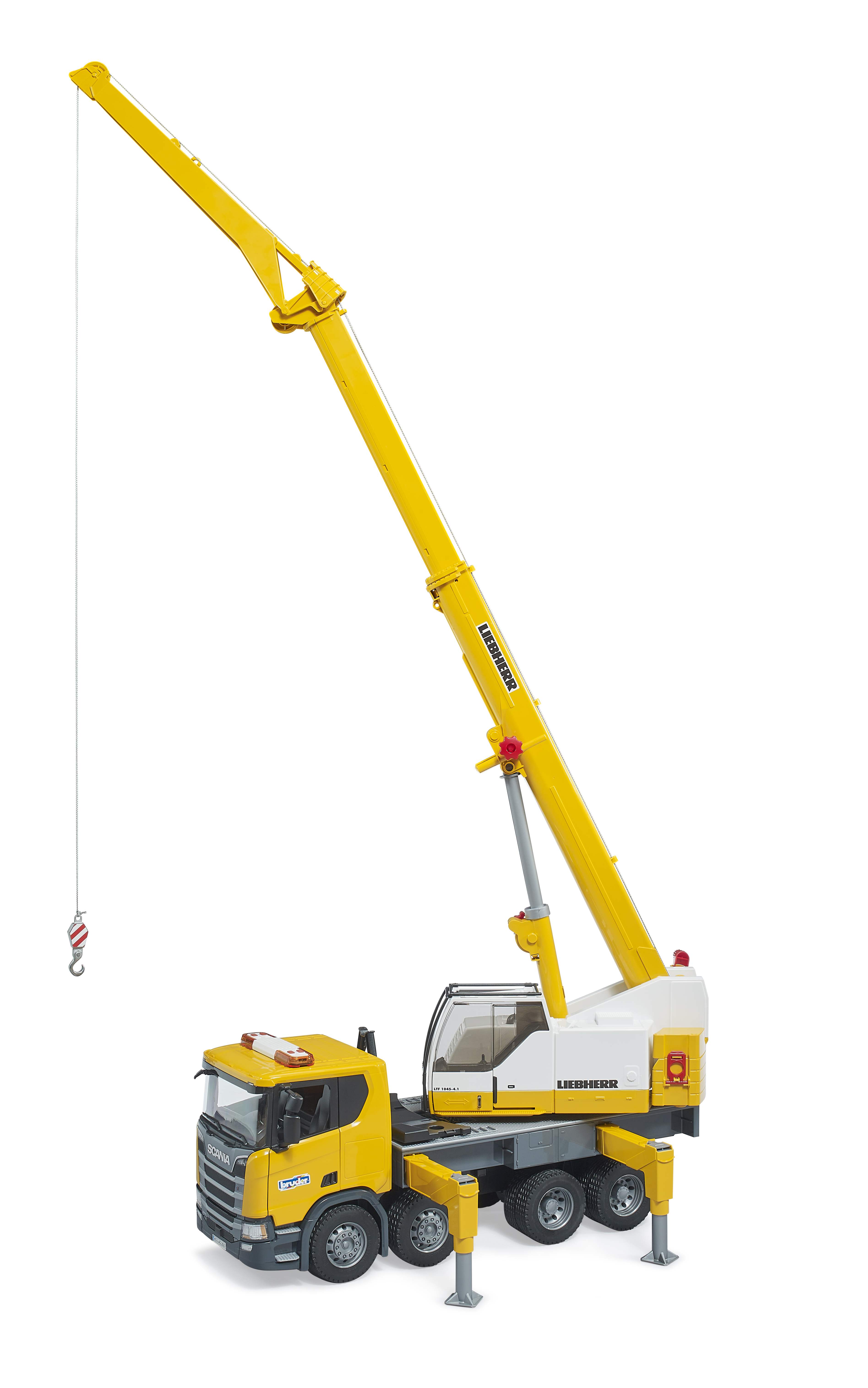 BRUDER 03571 - Scania Super 560R Liebherr Kran-LKW mit Light & Sound Modul - Bild 8