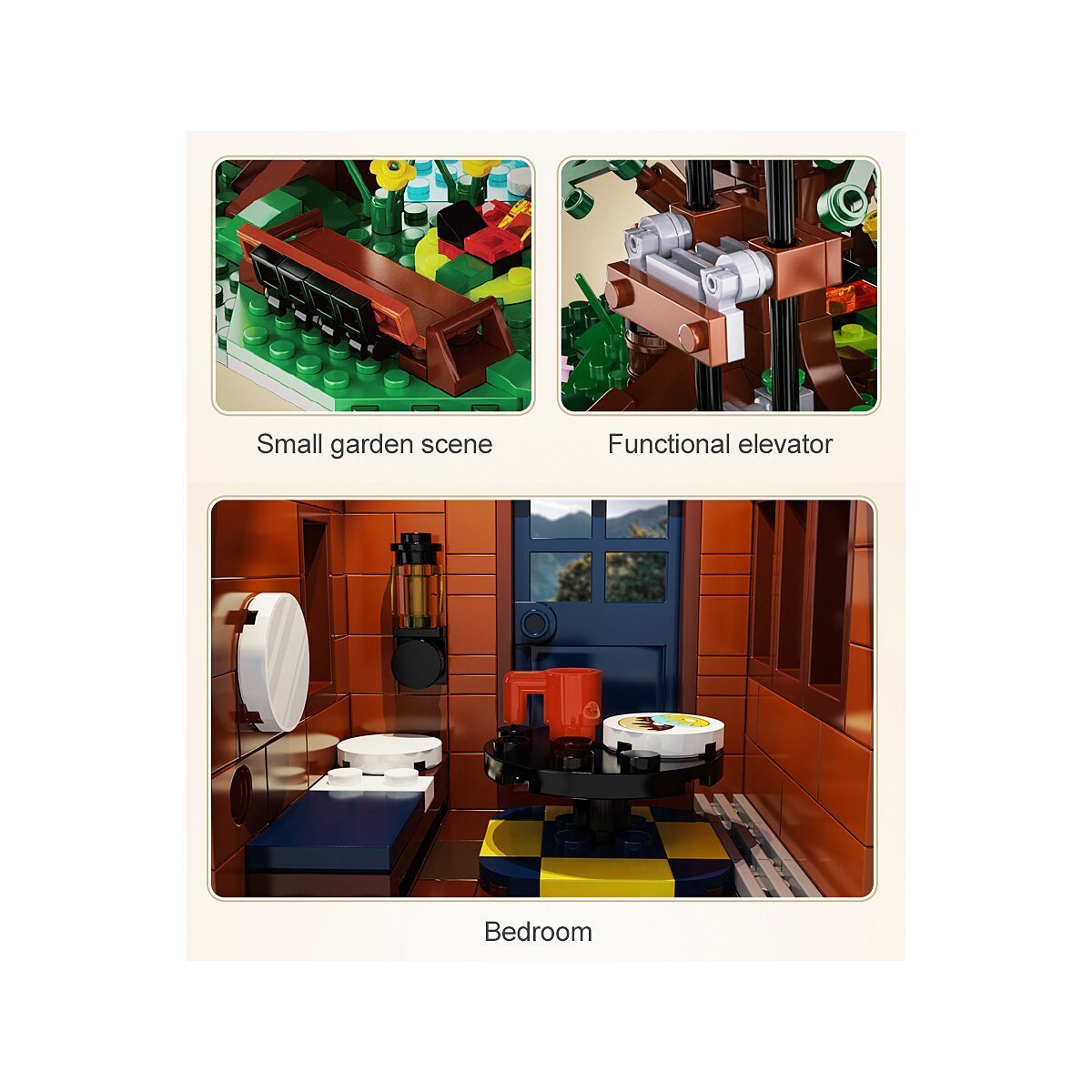 JAMARA CaDA Baumhaus 4 Jahreszeiten 1:46 Bricks ab 14 Jahren