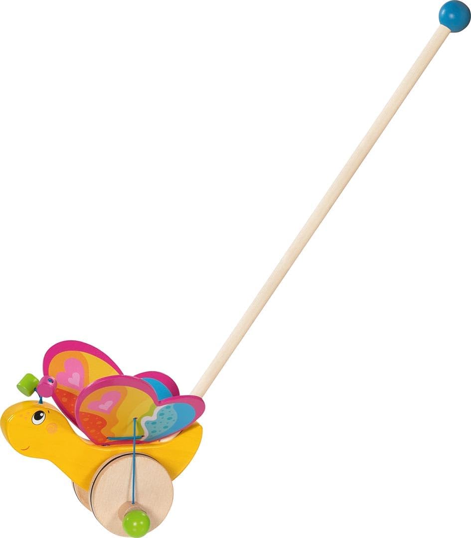 GOKI, 54841, Schiebetier, Schmetterling, LaBelleHolz-Schiebespielzeug, ab, 18, Monaten GOKI 54841 Schiebetier Schmetterling LaBelleHolz-Schiebespielzeug ab 18 Monaten