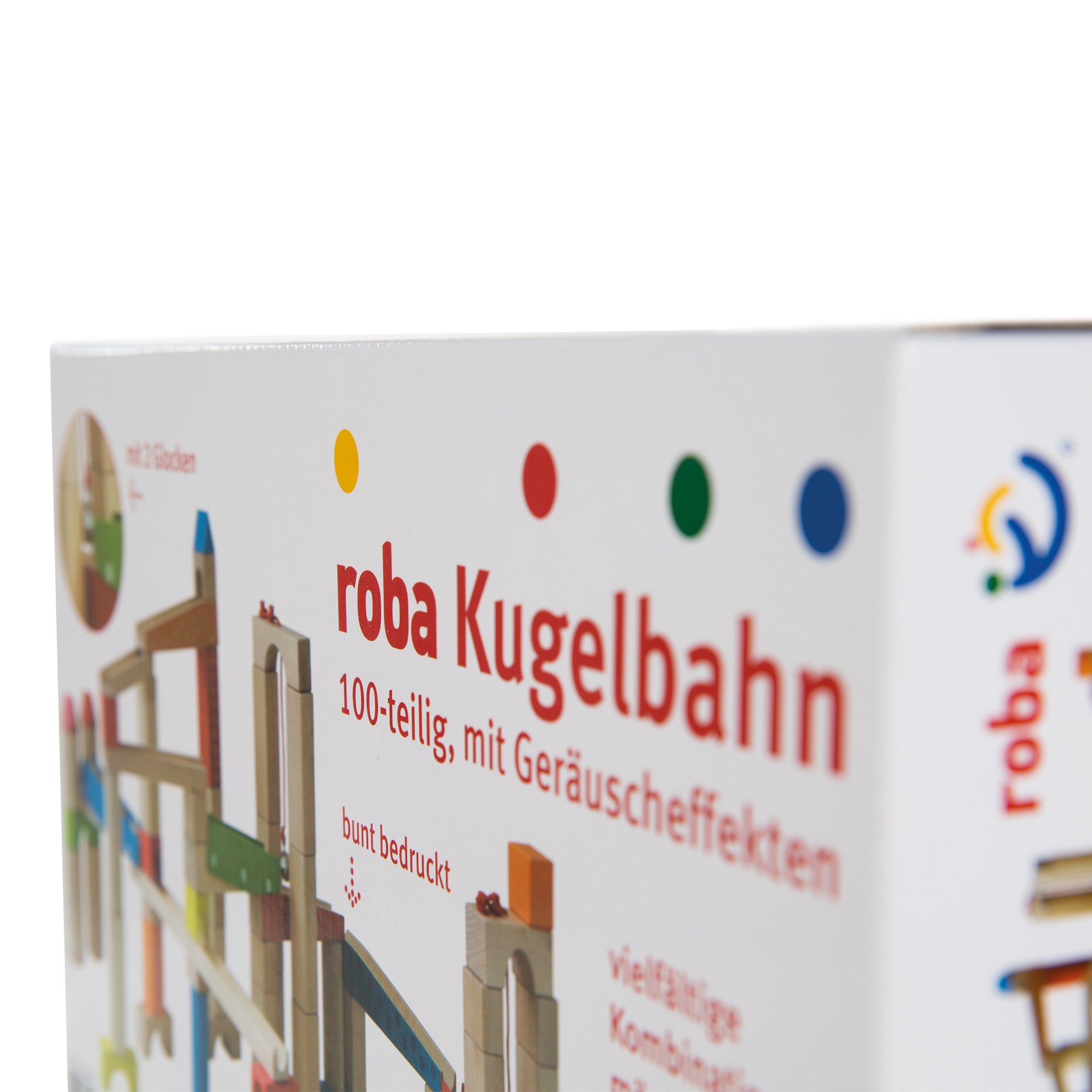 Roba 69643 Kugelbahn 100-teilig bunt – Motorik & Lernen - Bild 12 Roba 69643 Kugelbahn 100-teilig bunt – Motorik & Lernen - Produktbild 12