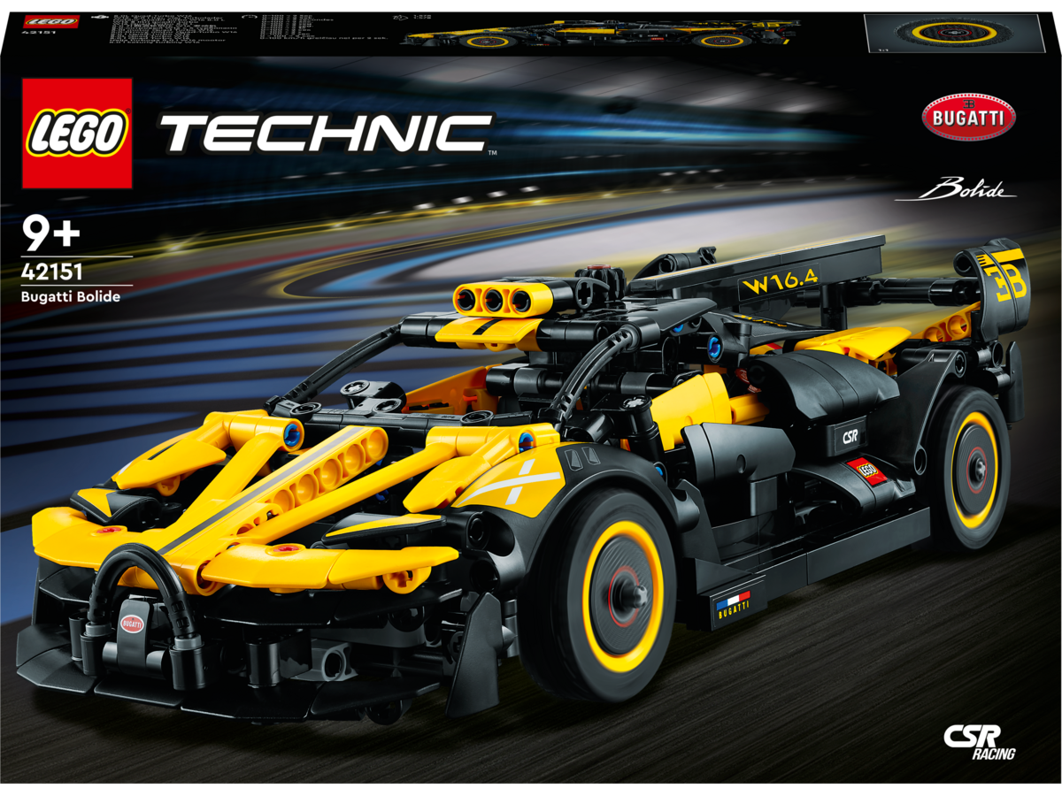 LEGO® Technic Bugatti-Bolide 42151 Auto, Formel Eins, Fahrzeug, Maschine, Rad