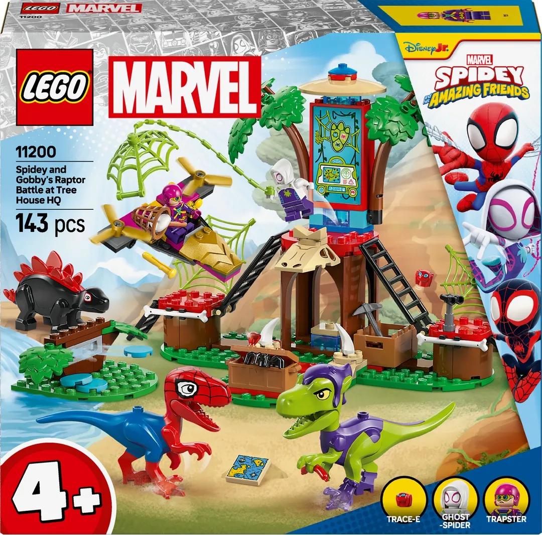 LEGO, Spidey, und, seine, Superfreunde, 11200, Showdown, am, Baumhaus:, Spidey-Rex, vs., Gobby-Raptor LEGO Spidey und seine Superfreunde 11200 Showdown am Baumhaus: Spidey-Rex vs. Gobby-Raptor
