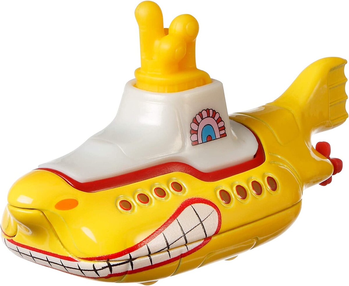 Hot Wheels The Beatles Yellow Submarine Fimfahrzeug Sammelfahrzeug im Maßstab 1 : 64