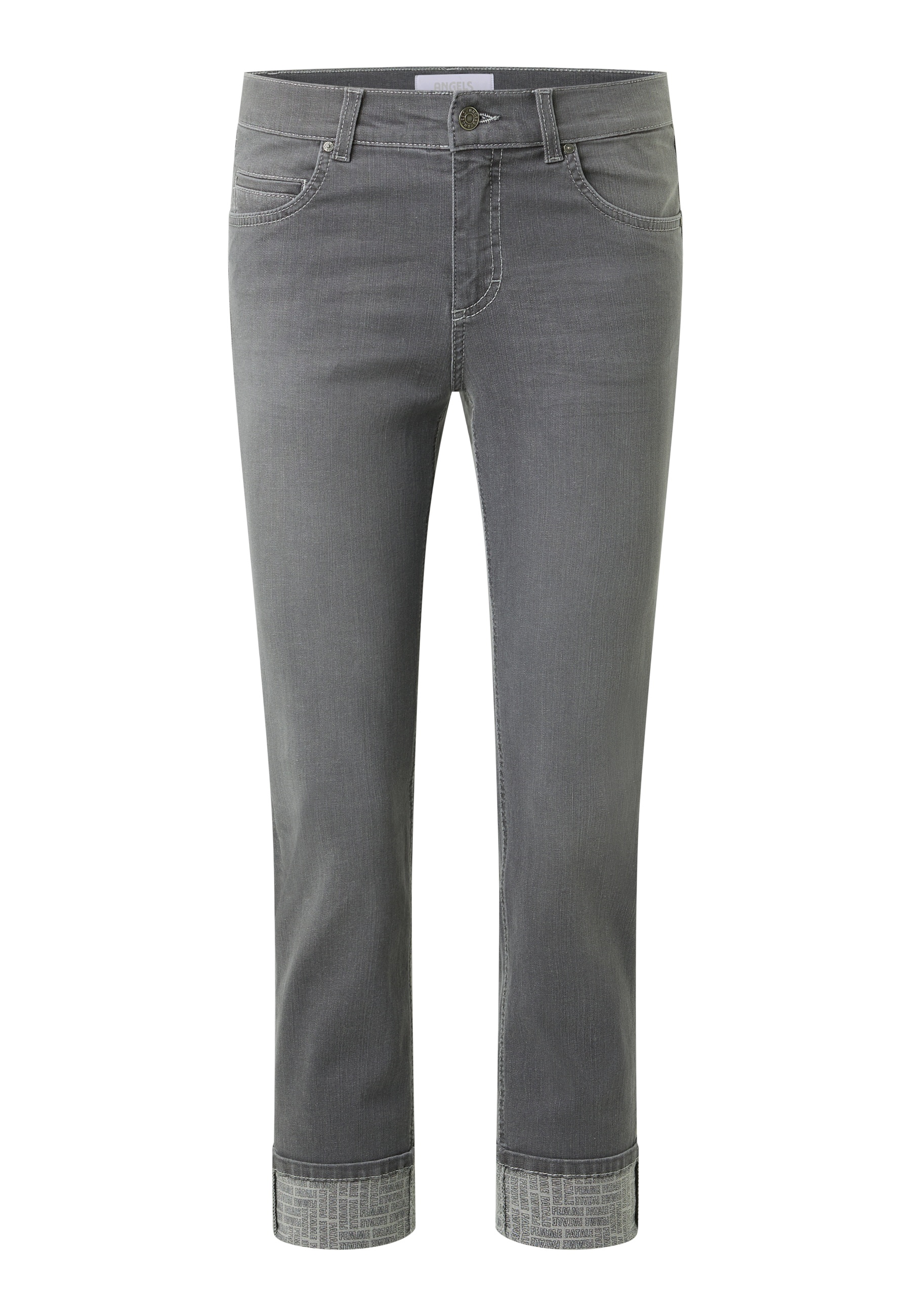 ANGELS 346345500 Damen Jeans Cira Edgy 7/8 Slim Fit - Grau - 2