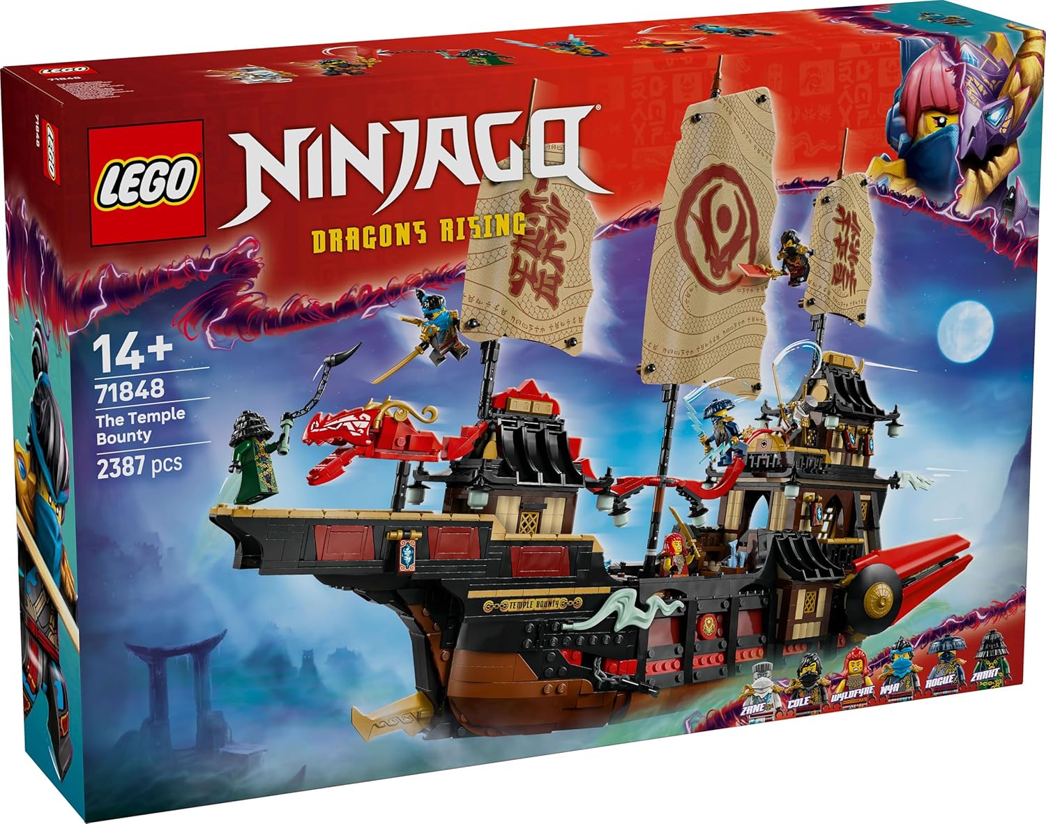 LEGO® NINJAGO® 71848 Der Tempel-Flugsegler