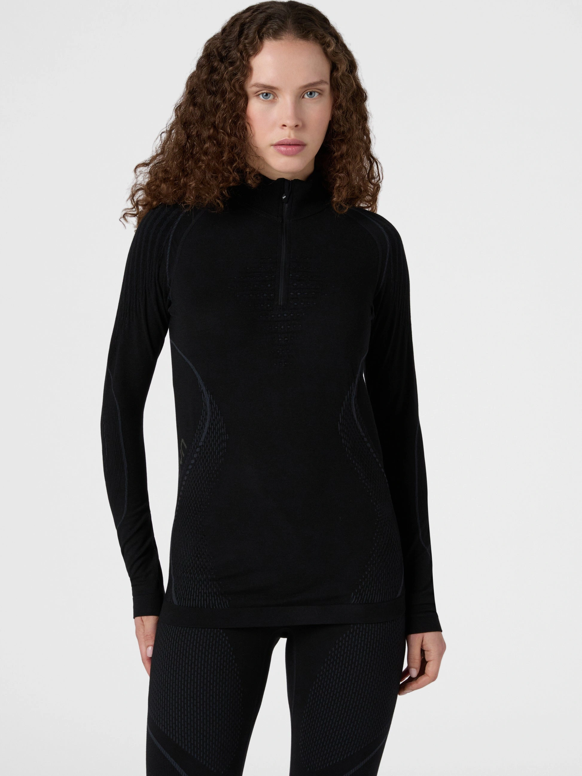 UYN Damen Evolutyon Biotech UW Shirt LG_SL Zip Up U100502B000 - Schwarz GR. L/XL UYN Damen Evolutyon Biotech UW Shirt LG_SL Zip Up U100502B000 - Schwarz GR. L/XL