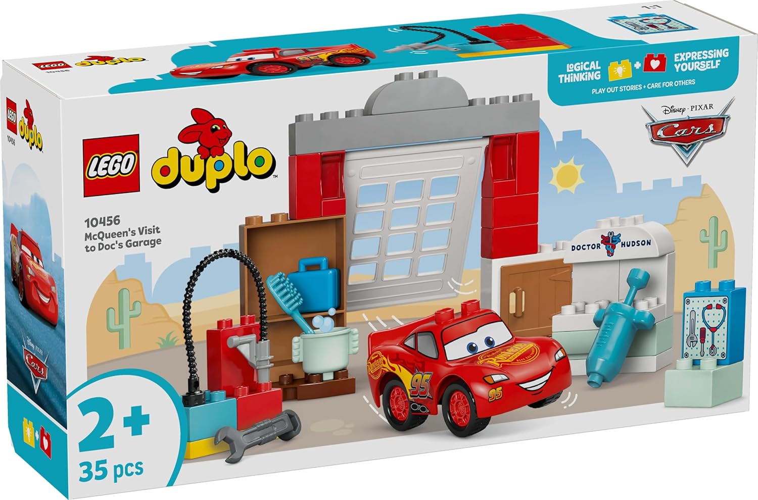 LEGO® DUPLO McQueens Besuch in Docs Werkstatt 10456 Drinnen