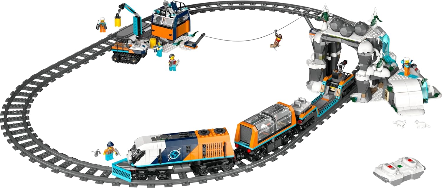 LEGO® City 60470 Arktis Polarexpress Person, Vergnügungspark, Lustig, Achterbahn