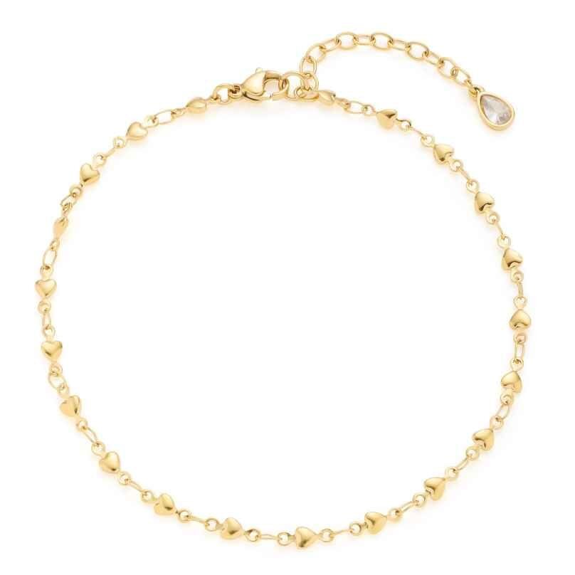 Leonardo 22983 Fußkettchen Gold Nana Ciao Leonardo, 22983, Fußkettchen, Gold, Nana, Ciao, Zubehor, Armreif, Schmuck, Halskette