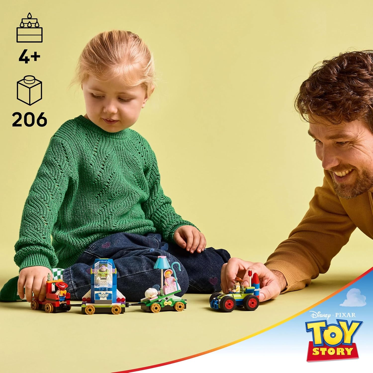 LEGO® Disney 43264 Partyzug und das Auto RC aus Toy Story Erwachsener, Männlich, Mann, Person, Pullover