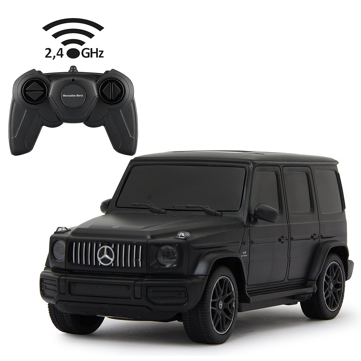 JAMARA Mercedes-AMG G63 1:24 matt schwarz 2,4GHz ab 6 Jahren