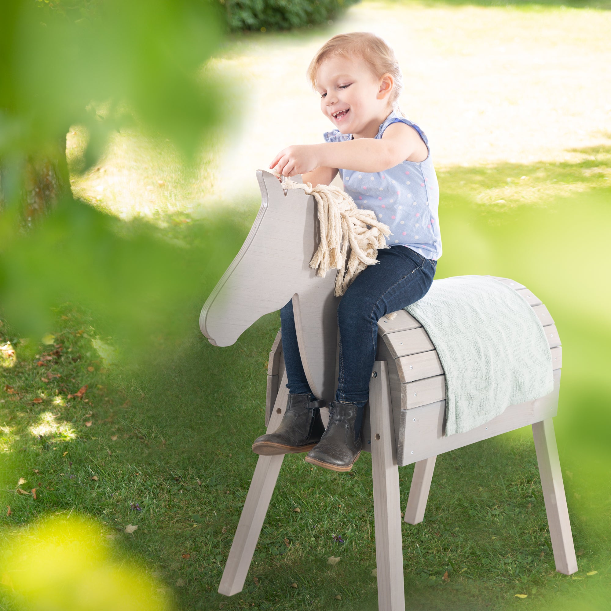 Roba 456038GA Spielpferd Outdoor grau – Outdoor + - Bild 2 Roba 456038GA Spielpferd Outdoor grau – Outdoor + - Produktbild 2