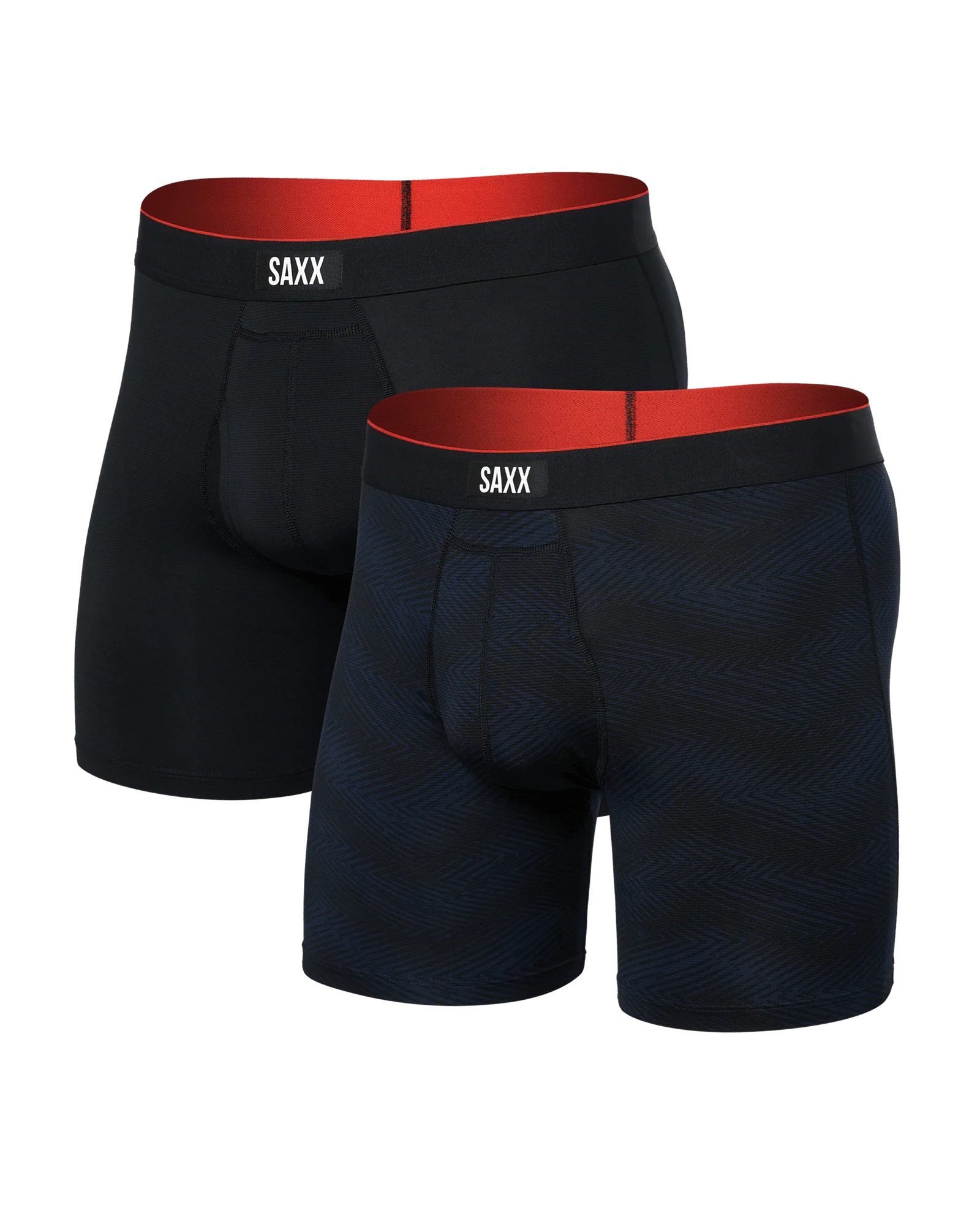 SAXX 2er-Pack Boxershorts Multi-Sport Mesh (2 Pack) - Schwarz / Navy SAXX 2er-Pack Boxershorts Multi-Sport Mesh (2 Pack) - Schwarz / Navy