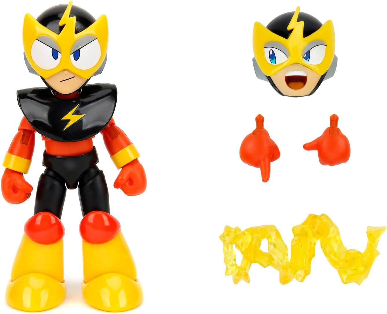 Jada 253251026 Mega Man - Elec Man Actionfigur 4.5 Zoll (11.4 cm) Spielzeug