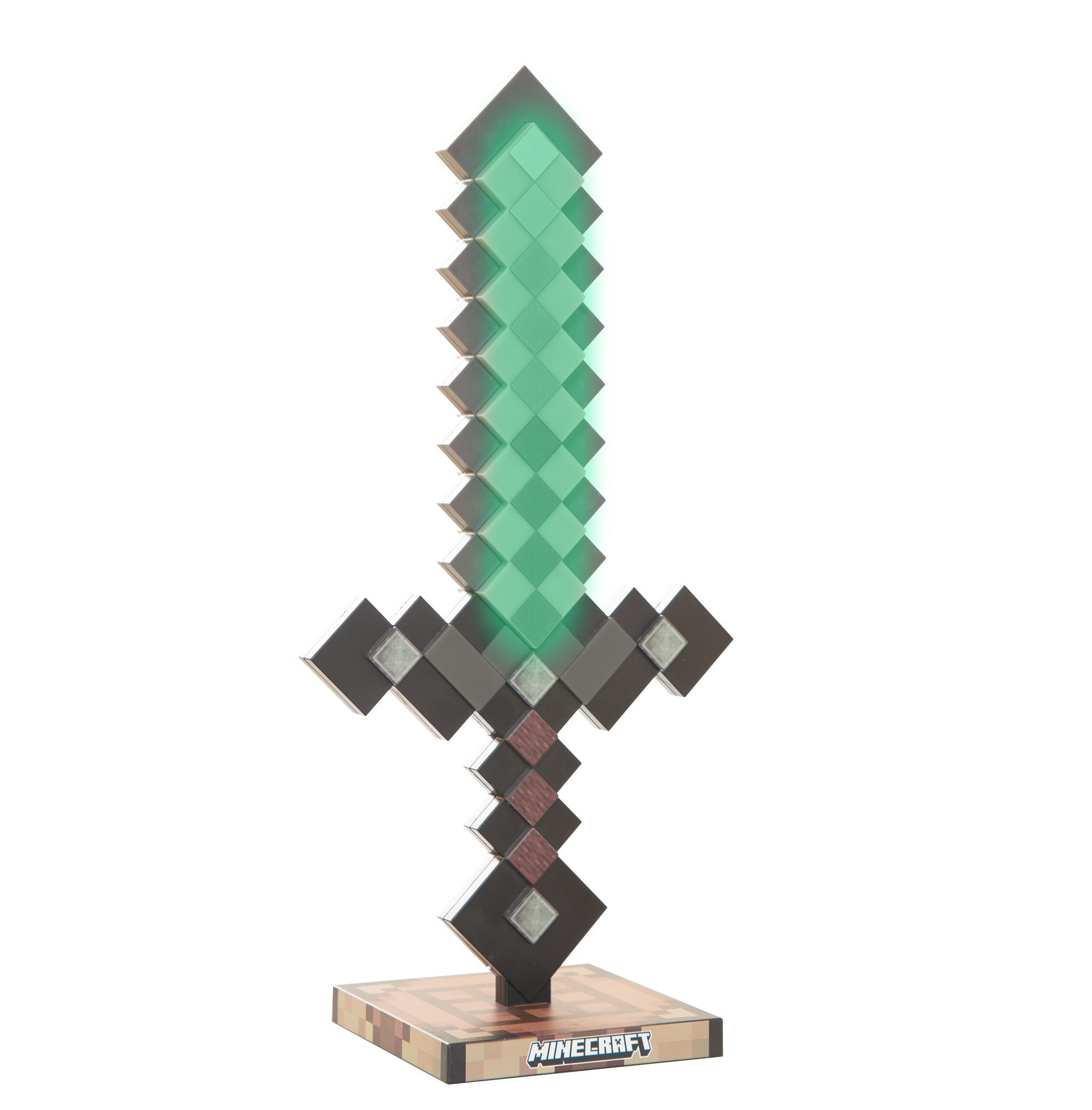 Roba 354133MC LED-Schwert 'Minecraft' Netherite - Tischlampe mit 9 Farben & Akku - Produktbild 7