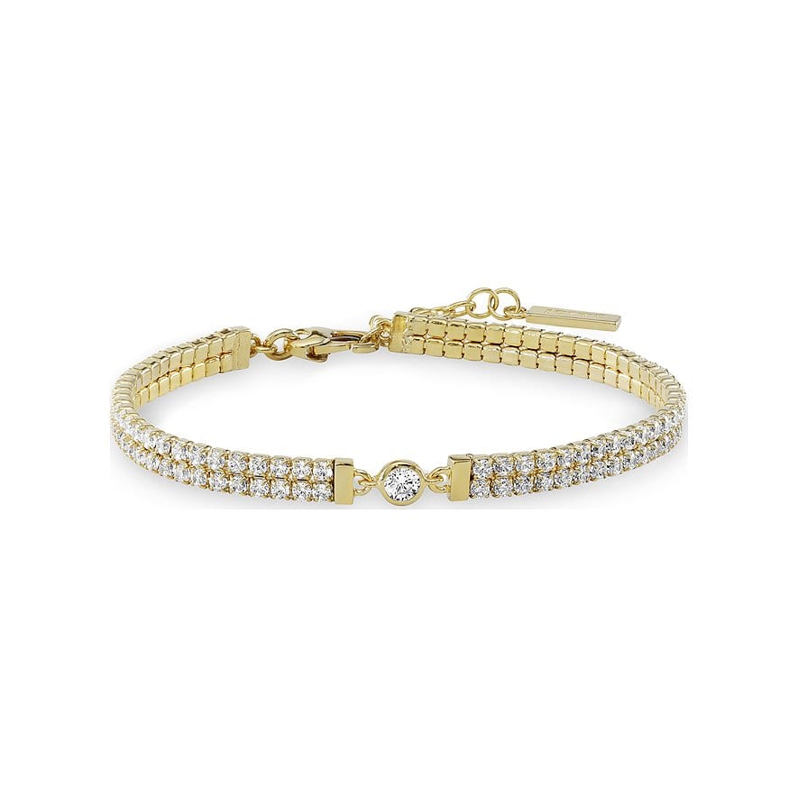 JETTE S.88301188 ARMBAND GOLD SILBER ZIRKONIA