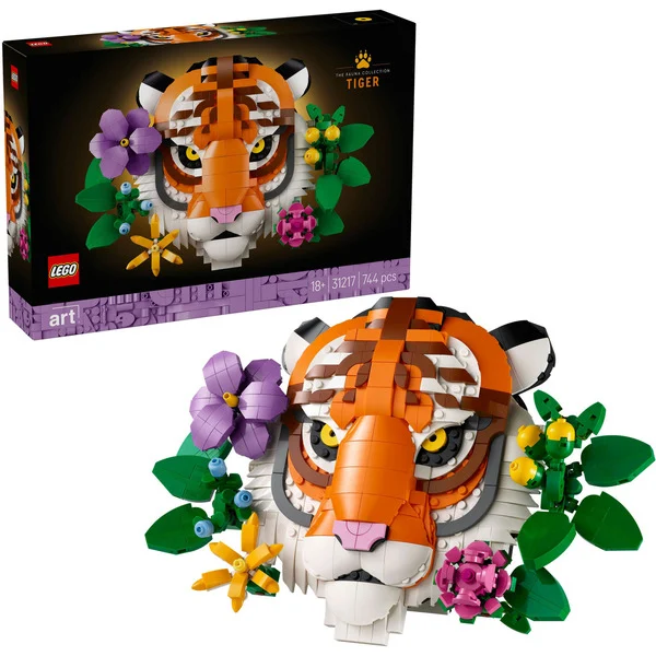 LEGO, Art, 31217, Fauna, CollectionTiger LEGO Art 31217 Fauna CollectionTiger