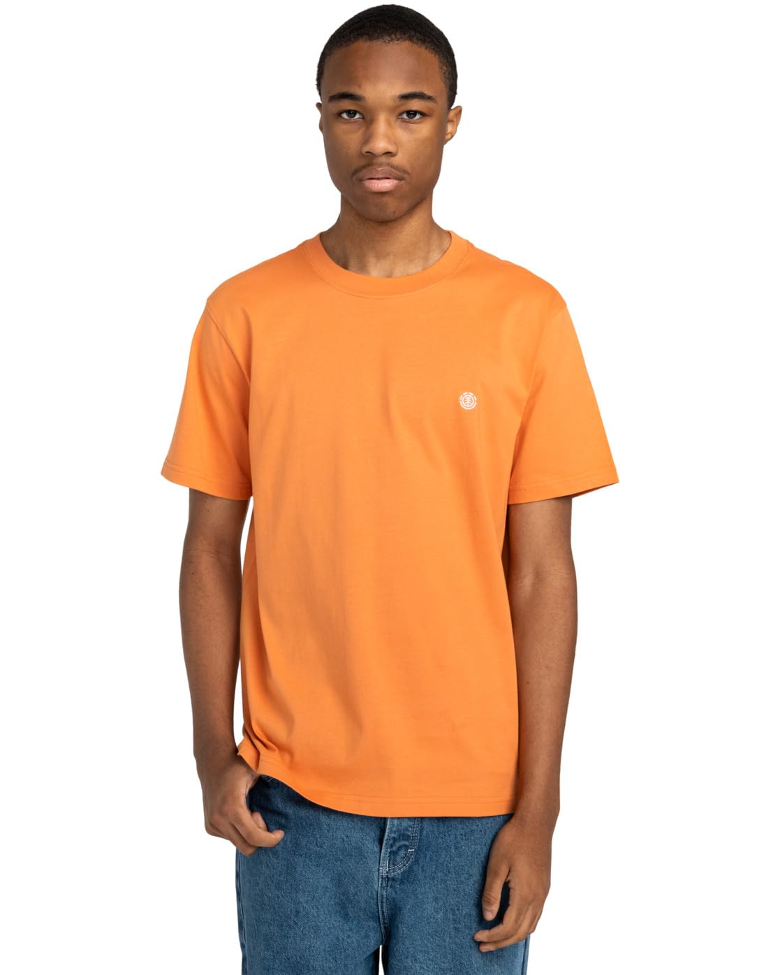Element Icon Embroidery – T-Shirt für Männer, Orange GR. L Element Icon Embroidery – T-Shirt für Männer, Orange GR. L