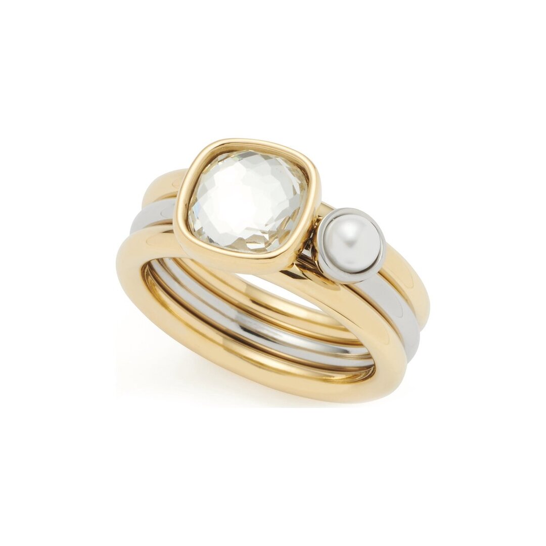 LeonardoSet Ring 18 Bicolor Cuscino LeonardoSet Ring 18 Bicolor Cuscino