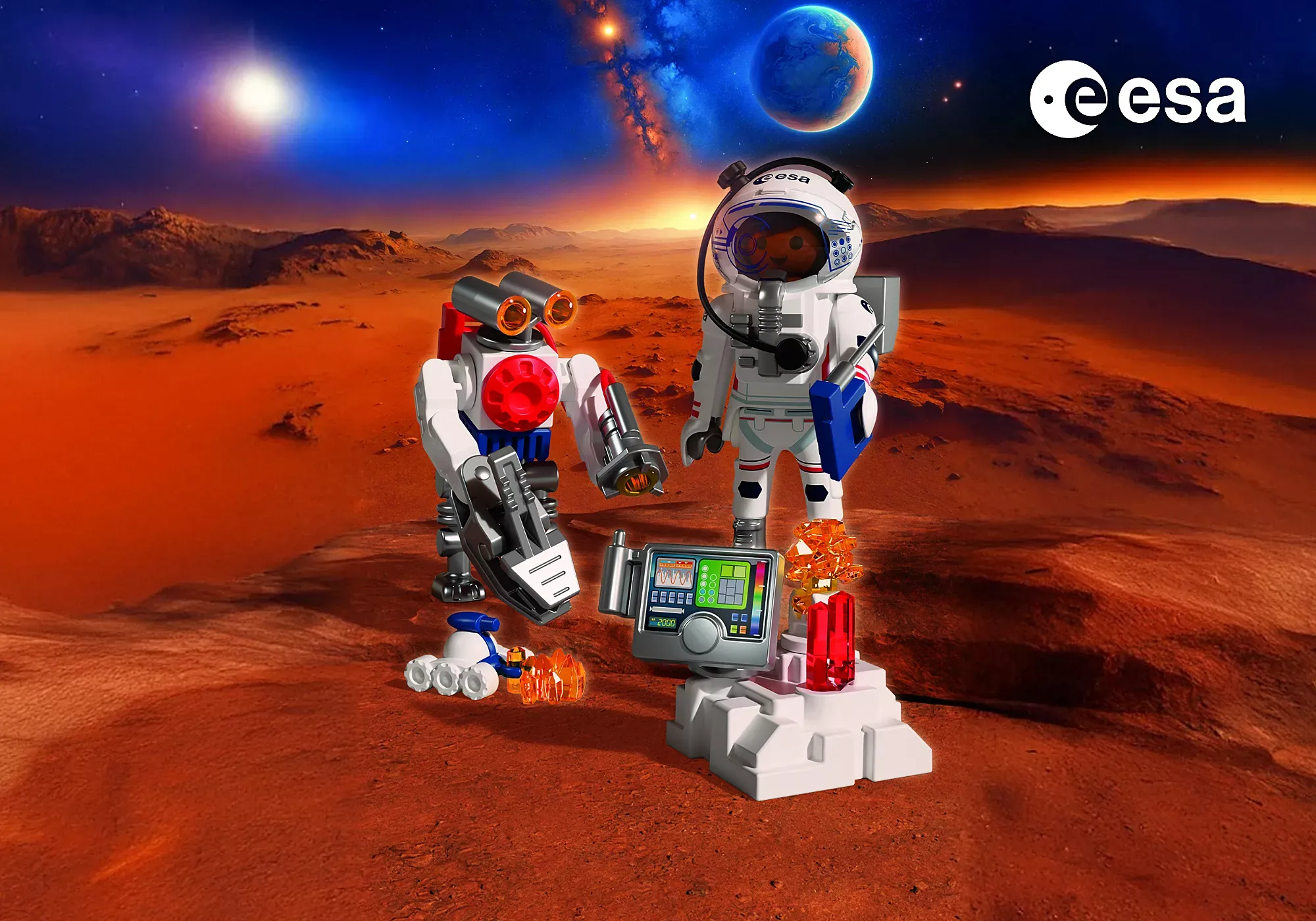 PLAYMOBIL® 72014 ESA: Astronaut mit Roboter PLAYMOBIL® 72014 ESA: Astronaut mit Roboter
