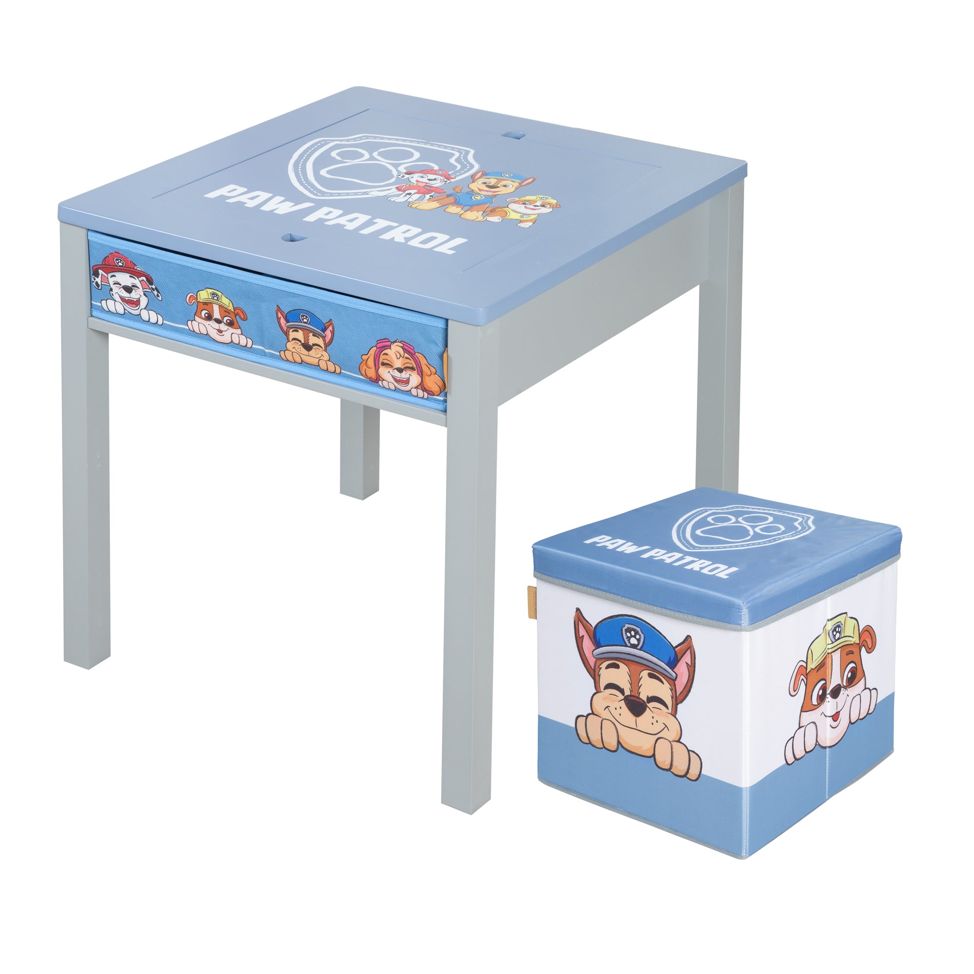 Roba 450731PW3 Kindertisch mit Wendeplatte Paw Patrol blau – Spielmöbel - blau - Spielmöbel - Produktbild 1