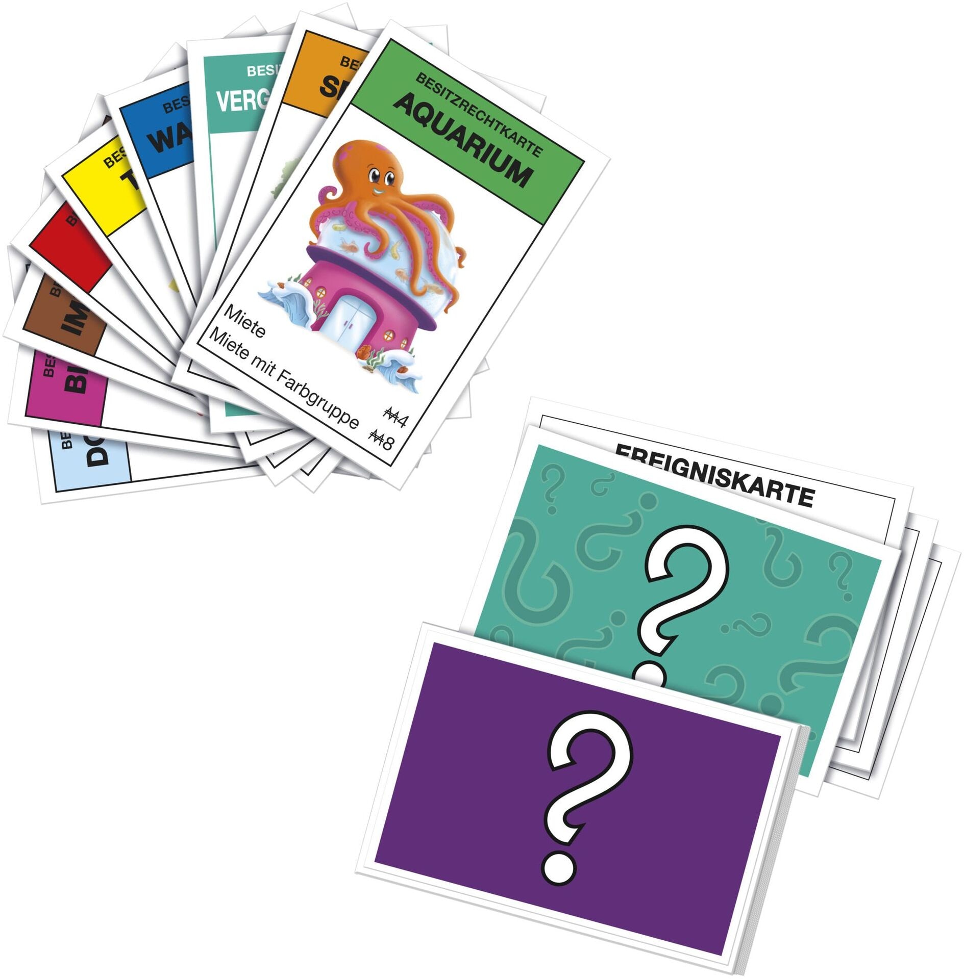 Produktfoto - Hasbro - Monopoly Junior Square 2 In 1 - Modell HASBRO G1856100 Produktbild fuer Online-Shop