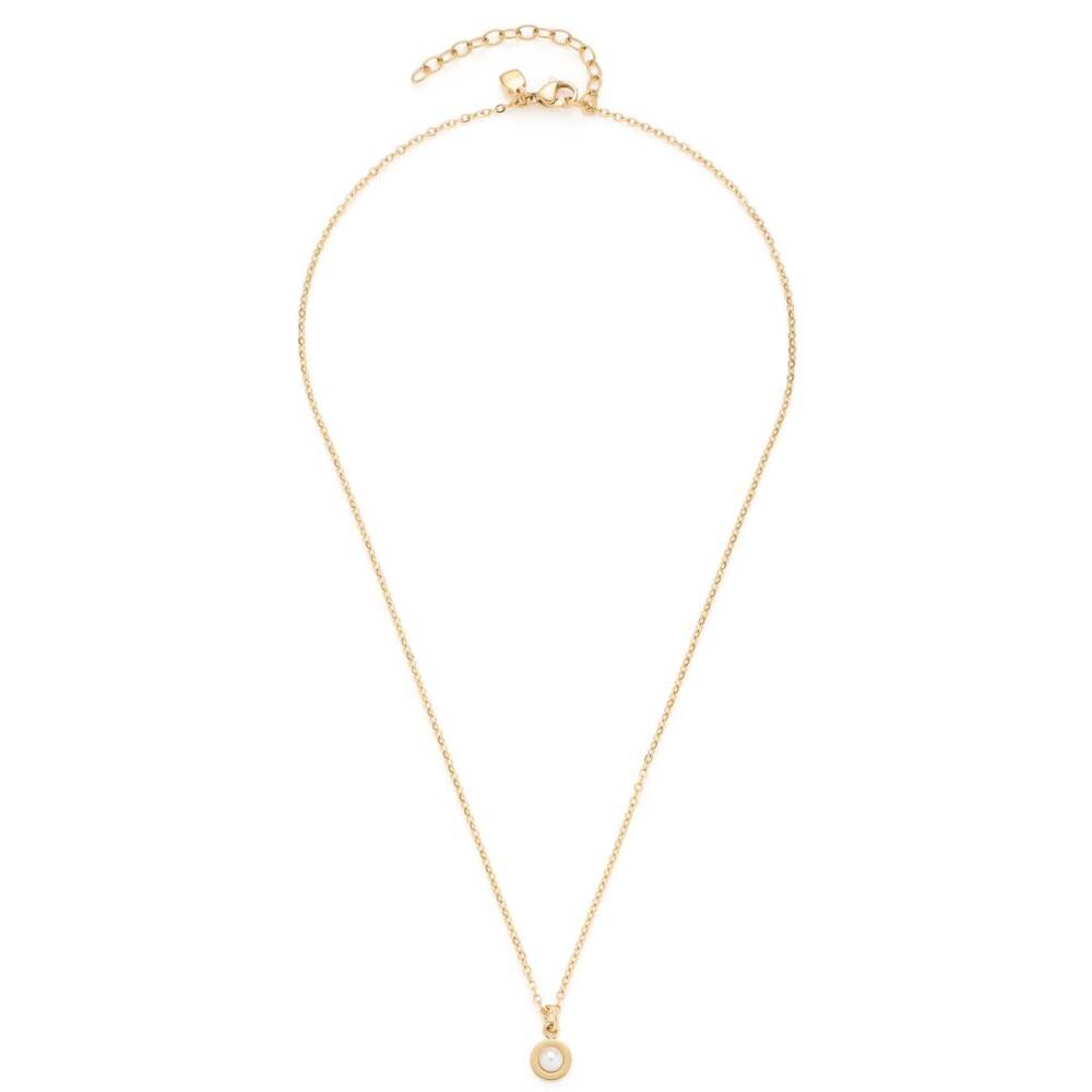 Leonardo, 22876, Halskette, Isa, Sommer, Gold, Weiß, 42, cm, Zubehor, Schmuck, Halskette, Anhänger