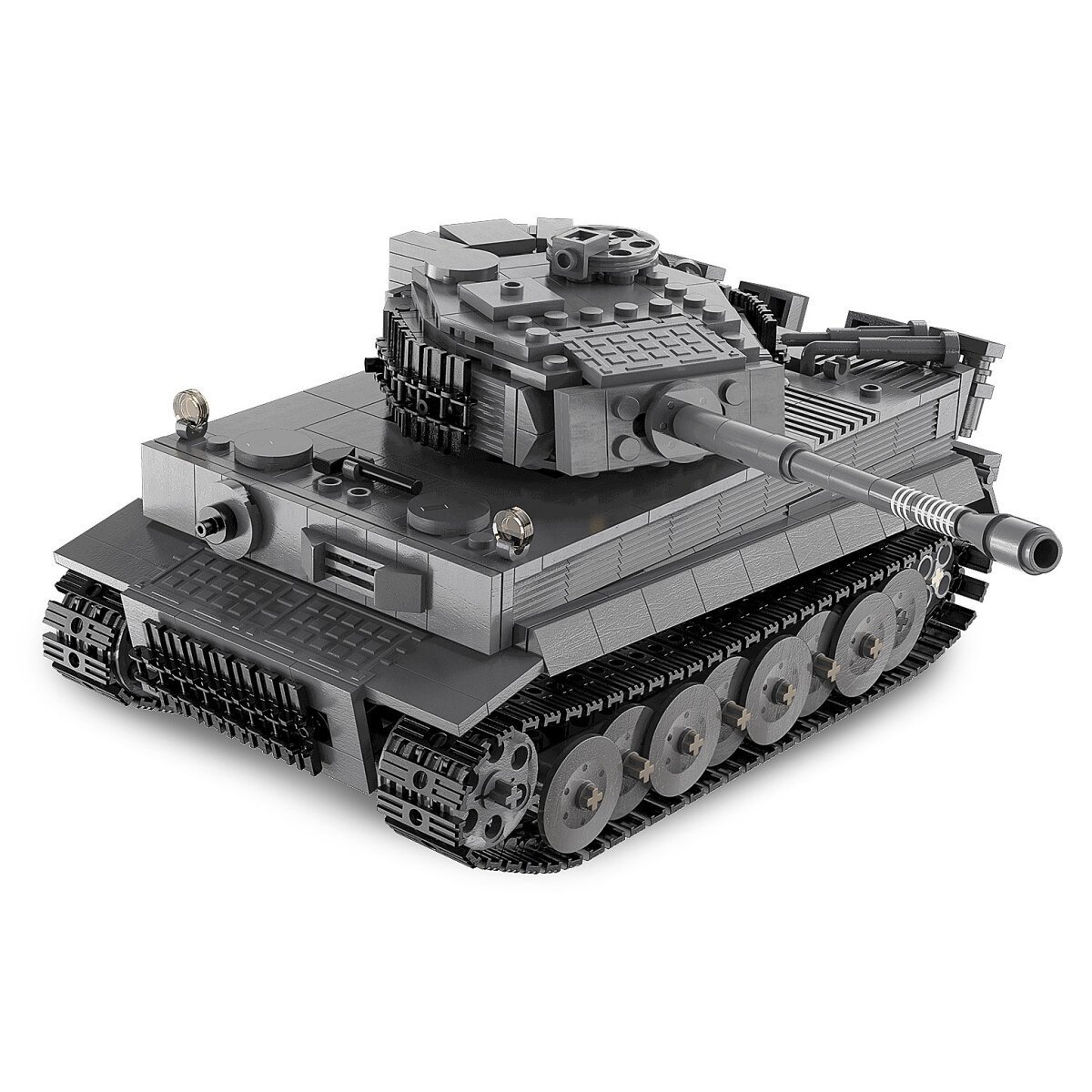 JAMARA CaDA Panzer Tiger 1:35 grau 2,4GHz Bricks ab 8 Jahren JAMARA CaDA Panzer Tiger 1:35 grau 2,4GHz Bricks ab 8 Jahren